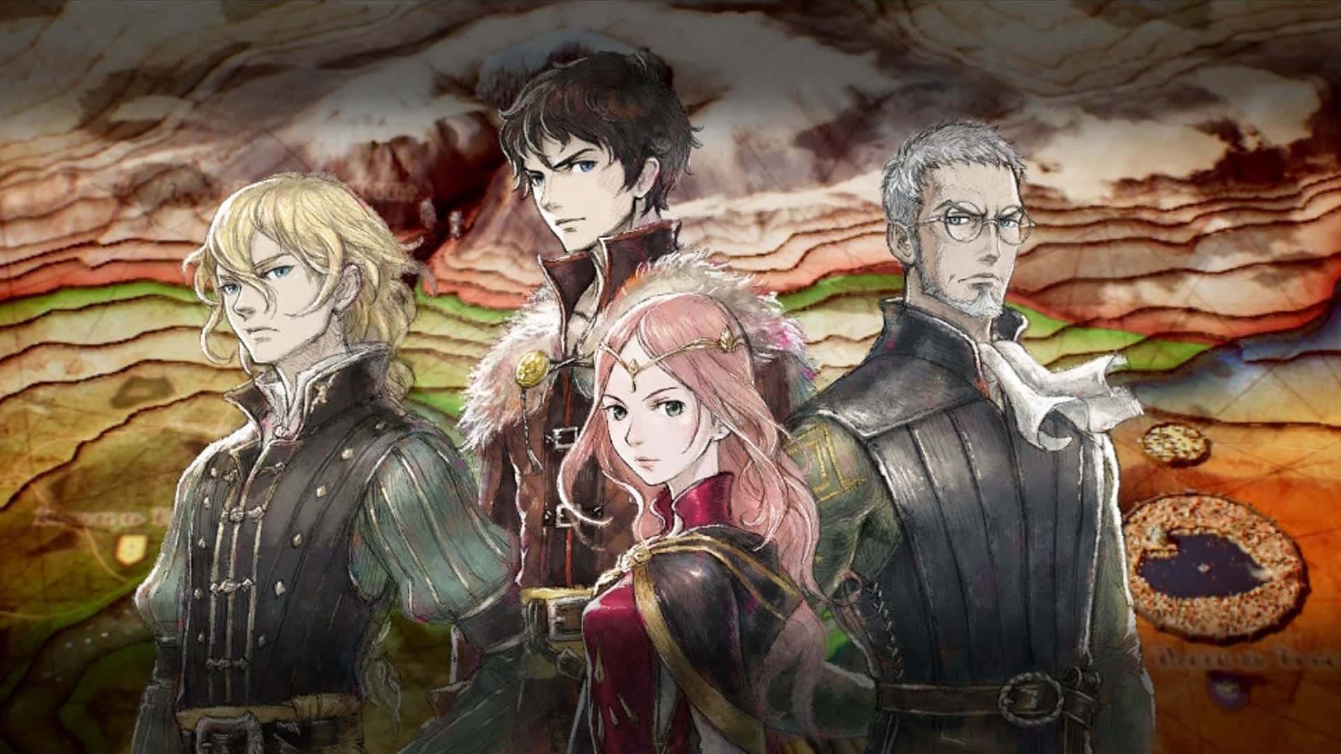 Fantasy Games, 1920 x 1080, anime-style adventurers, Full HD Desktop Wallpaper