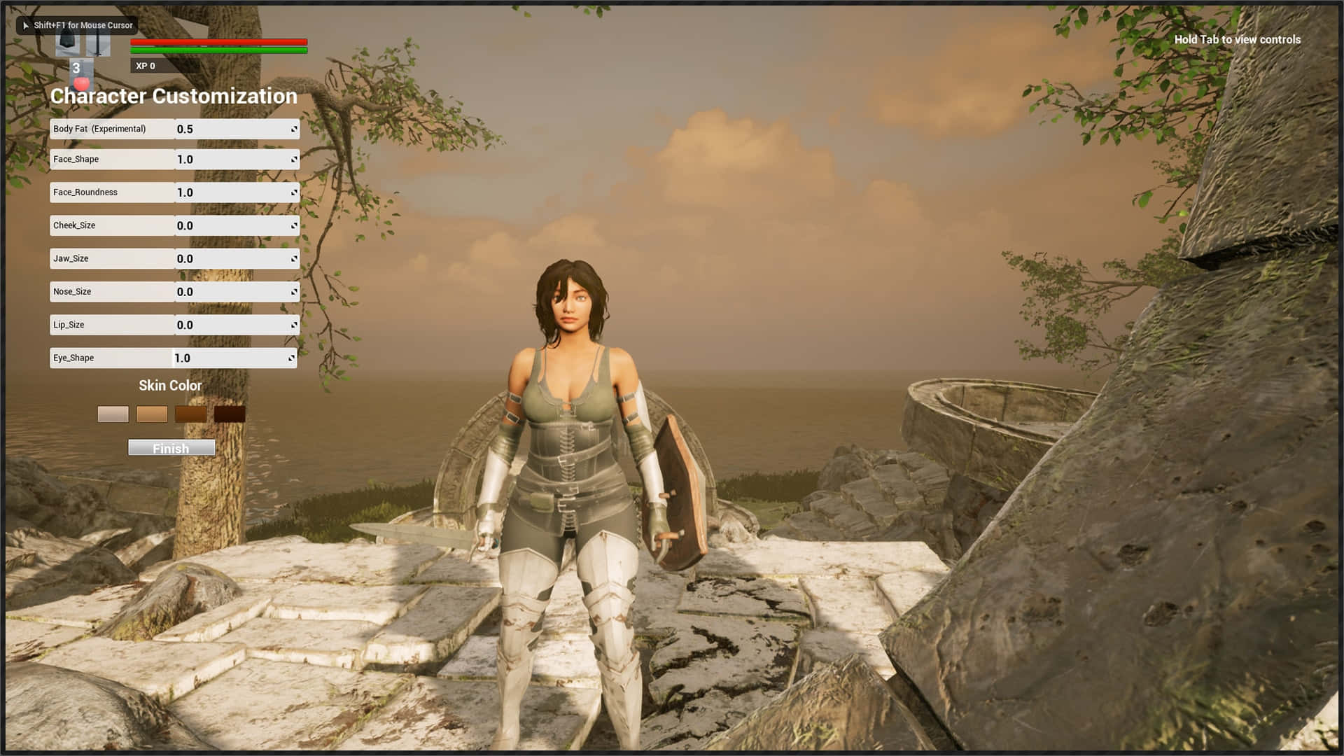 Fantasy Games, female warrior, armor, Full HD Desktop Wallpaper