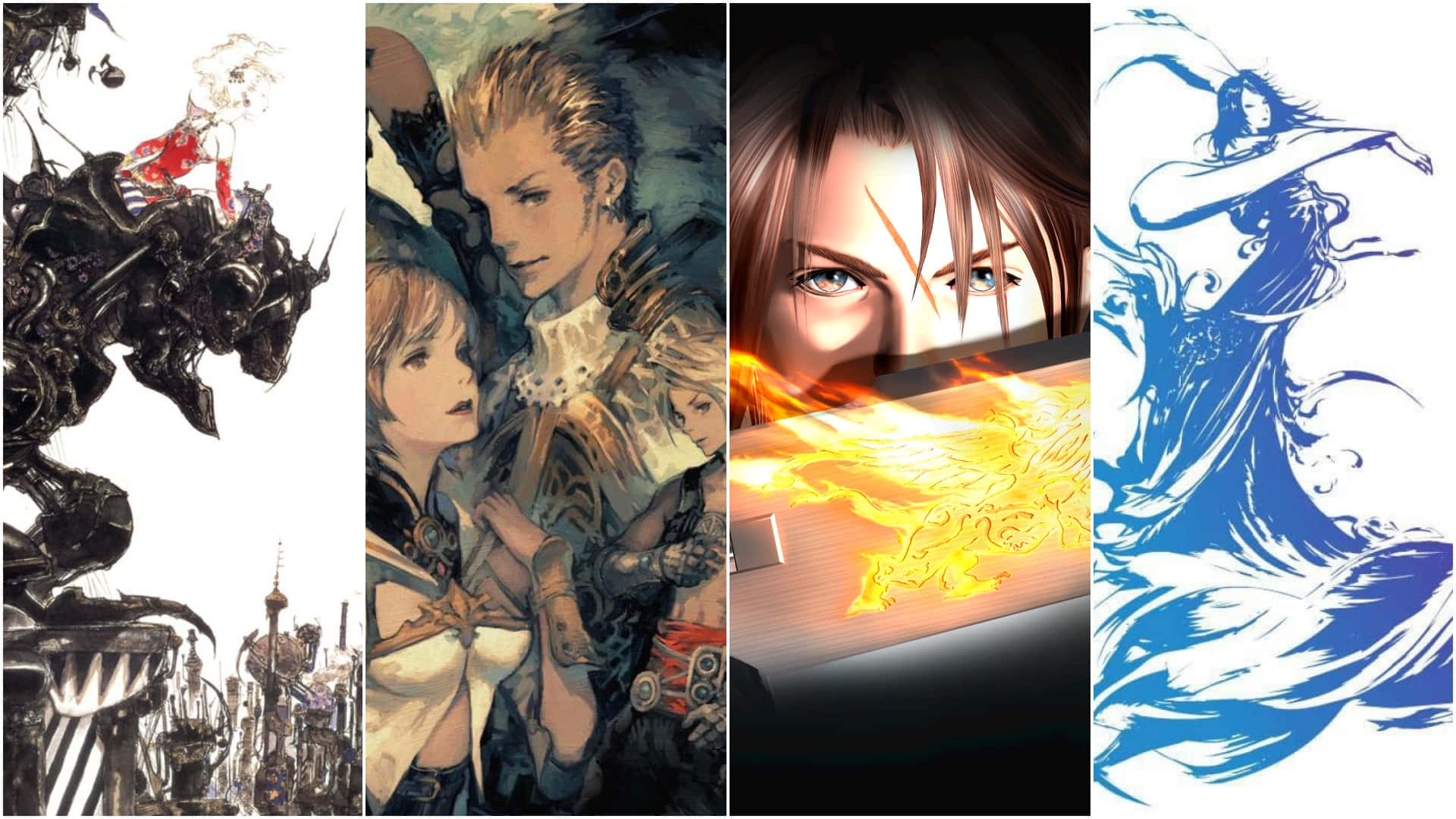 Fantasy Games, 1920 x 1080, anime-style illustrations, Full HD Desktop Wallpaper