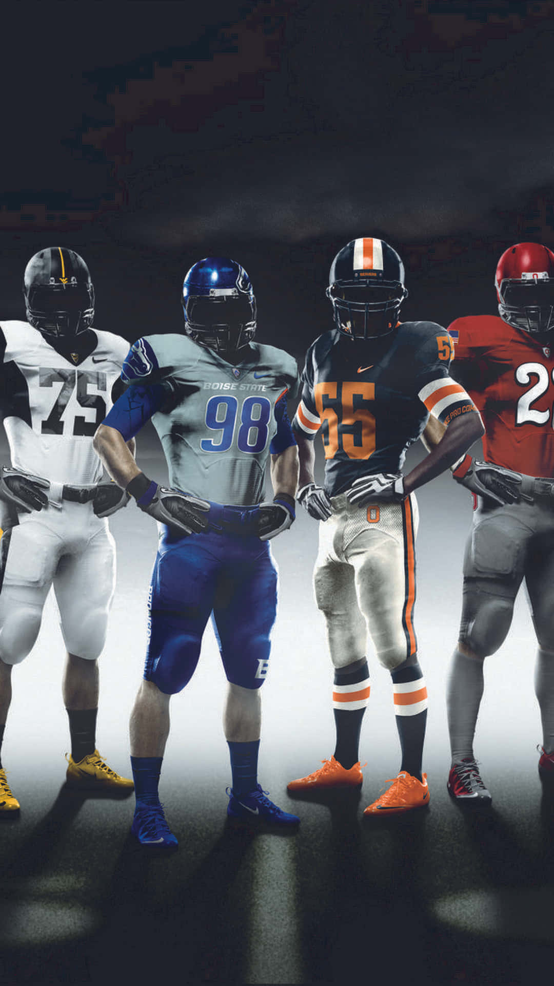 fantasy football, football players, full gear, Full HD Phone Wallpaper