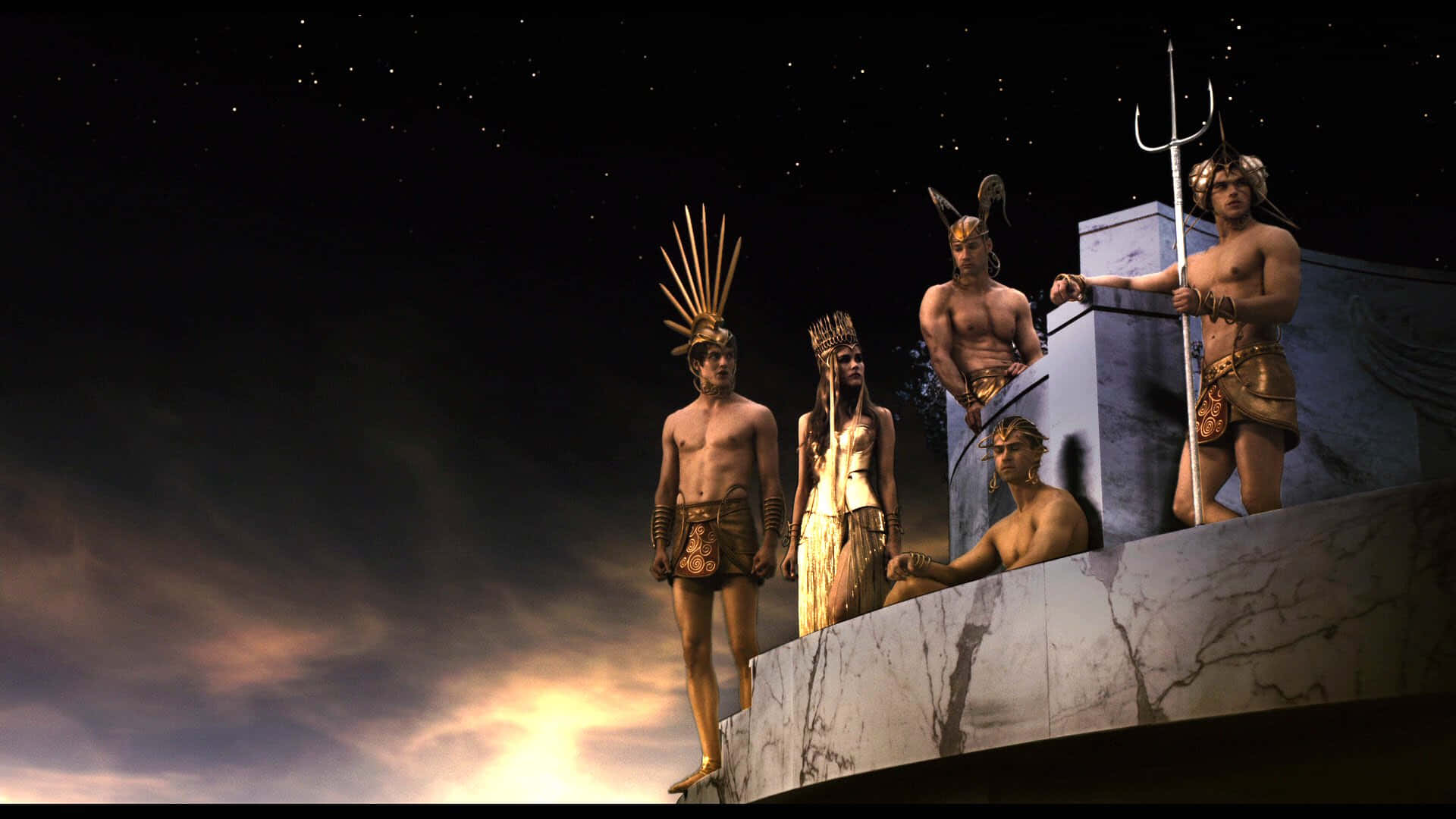 enchanted realm, twilight, mythological figures, Full HD Desktop Wallpaper
