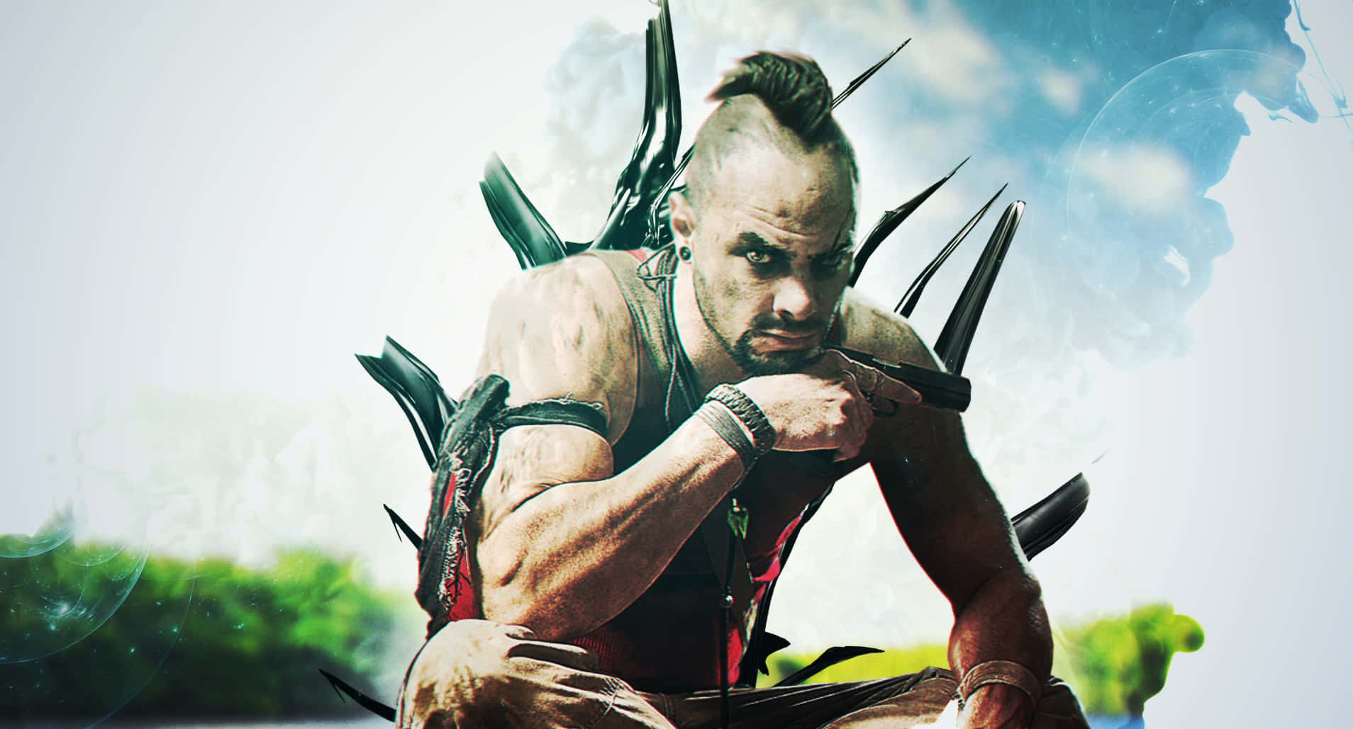 Far Cry 3, Vaas, mohawk, HD Desktop Wallpaper