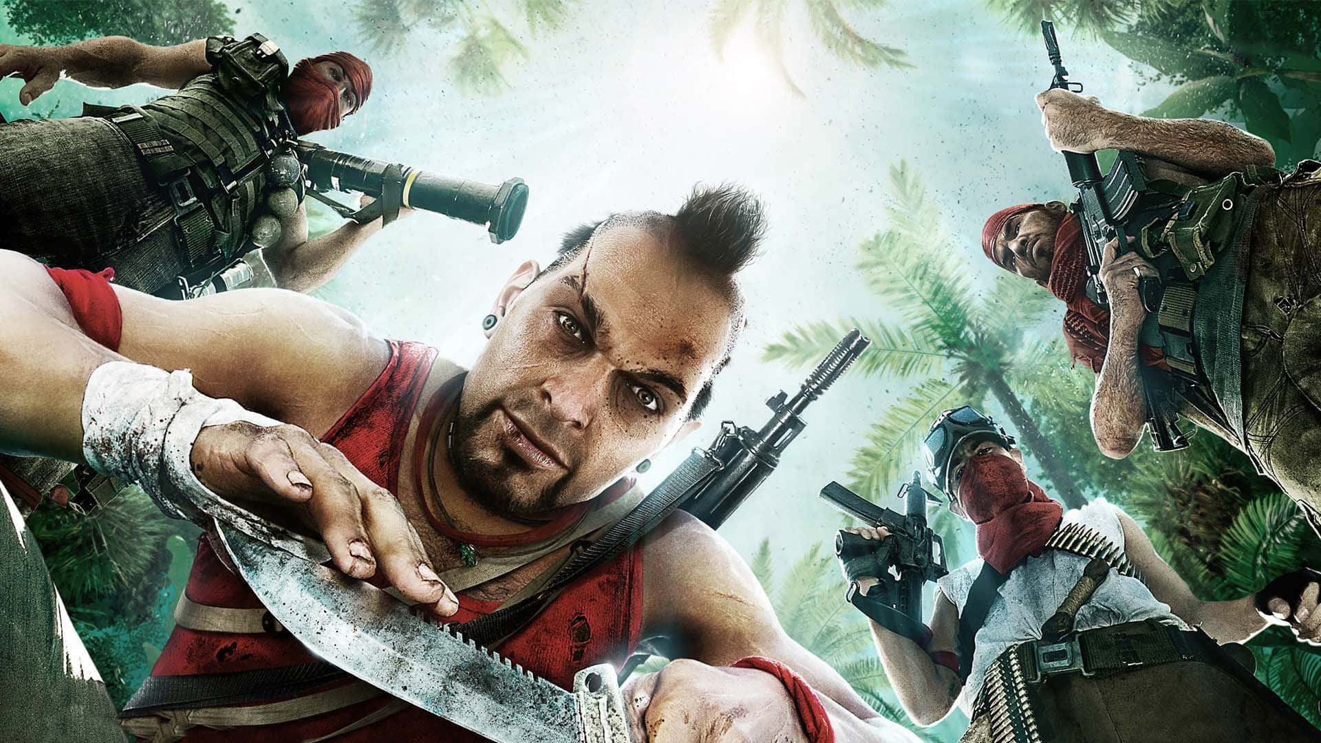 Far Cry 3, Vaas, jungle warrior, Full HD Desktop Wallpaper