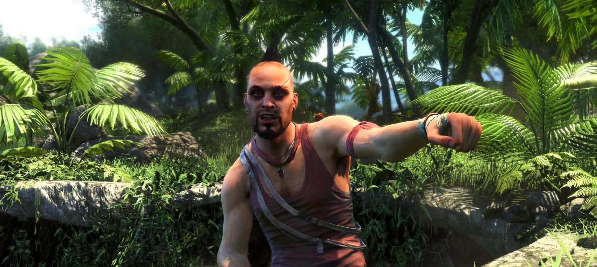 Far Cry 3, Vaas, red tank top, Full HD Desktop Wallpaper