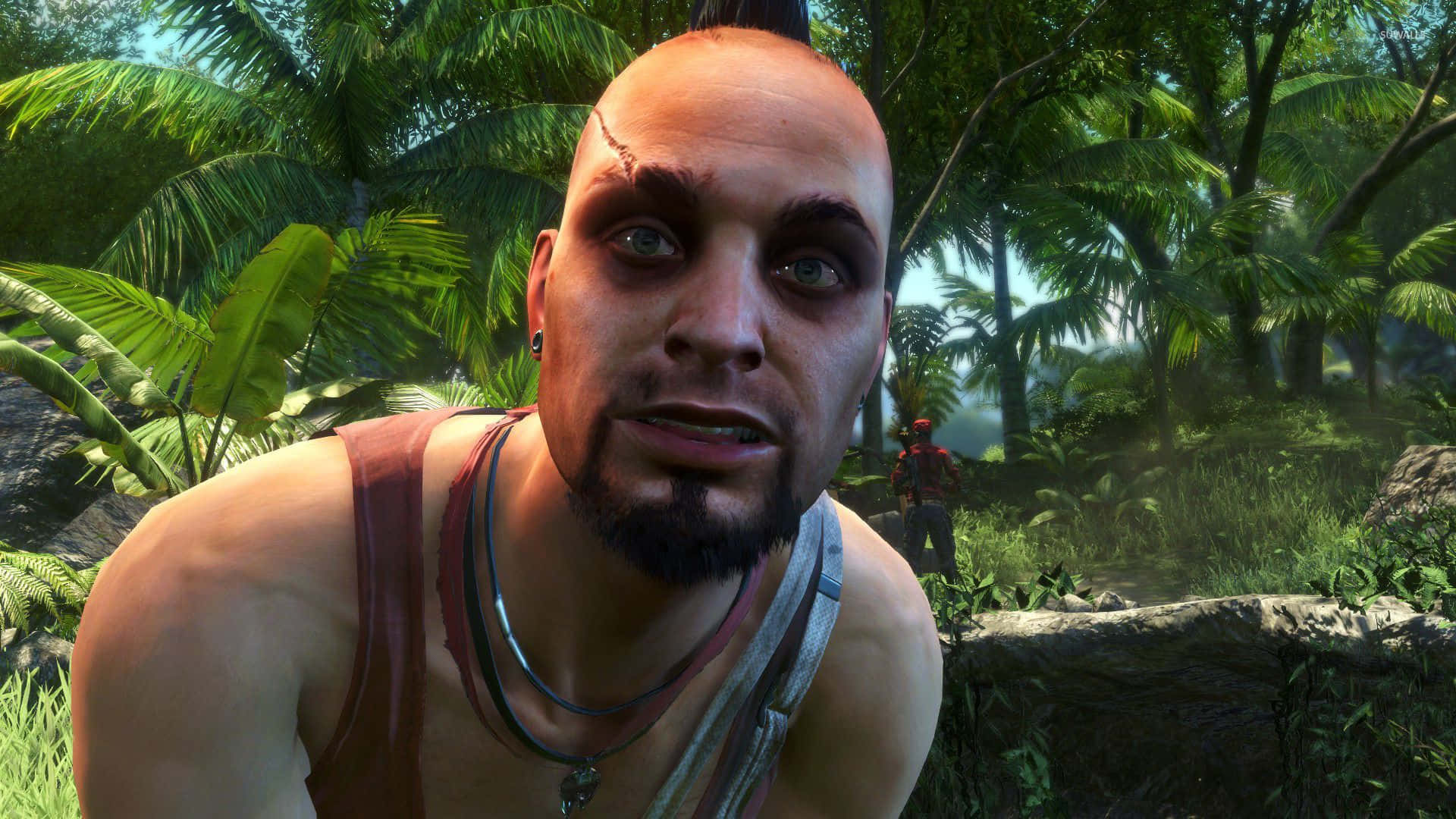 Far Cry 3, Vaas, tropical jungle, Full HD Desktop Wallpaper