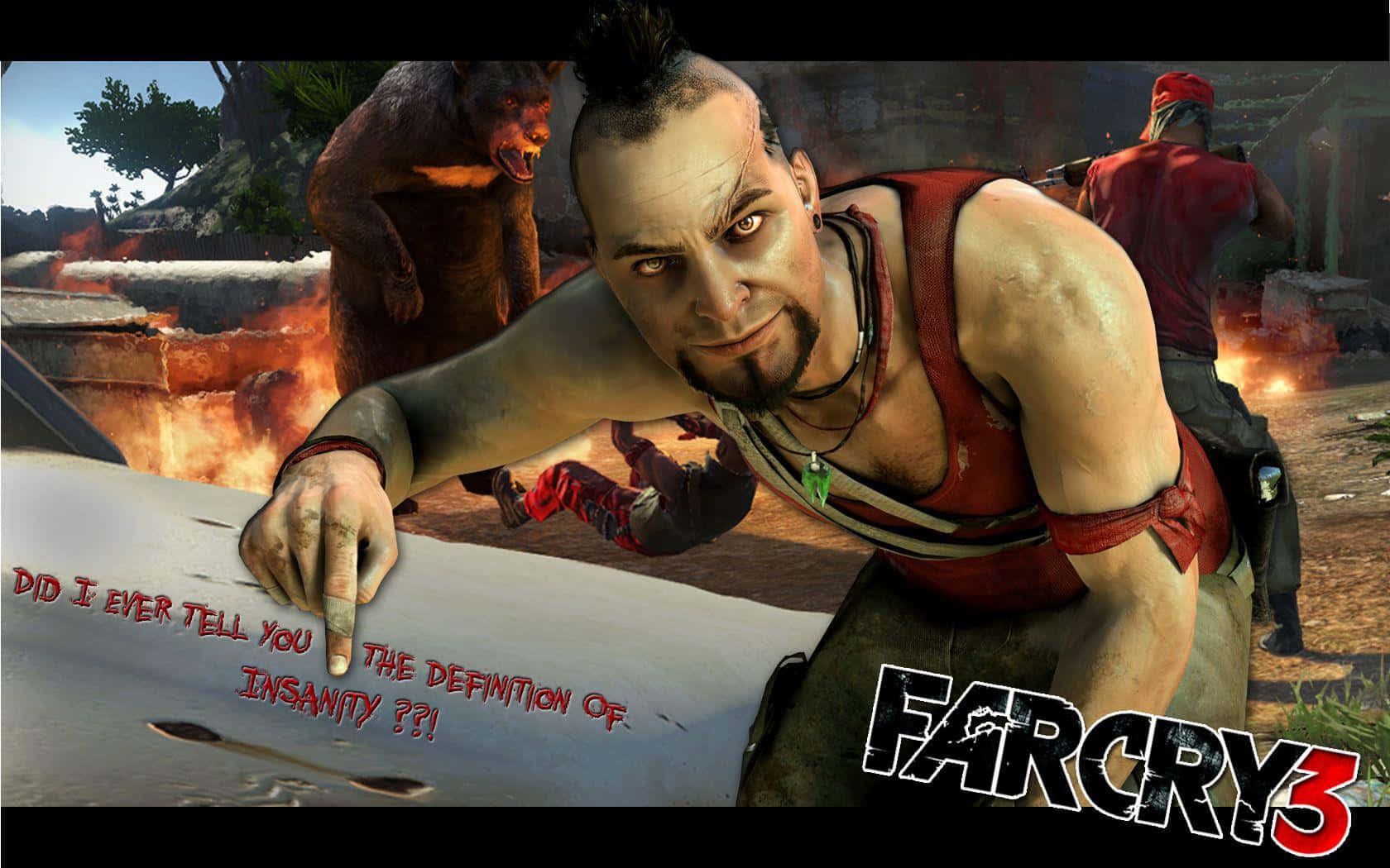 Far Cry 3, Vaas, mohawk, HD Desktop Wallpaper