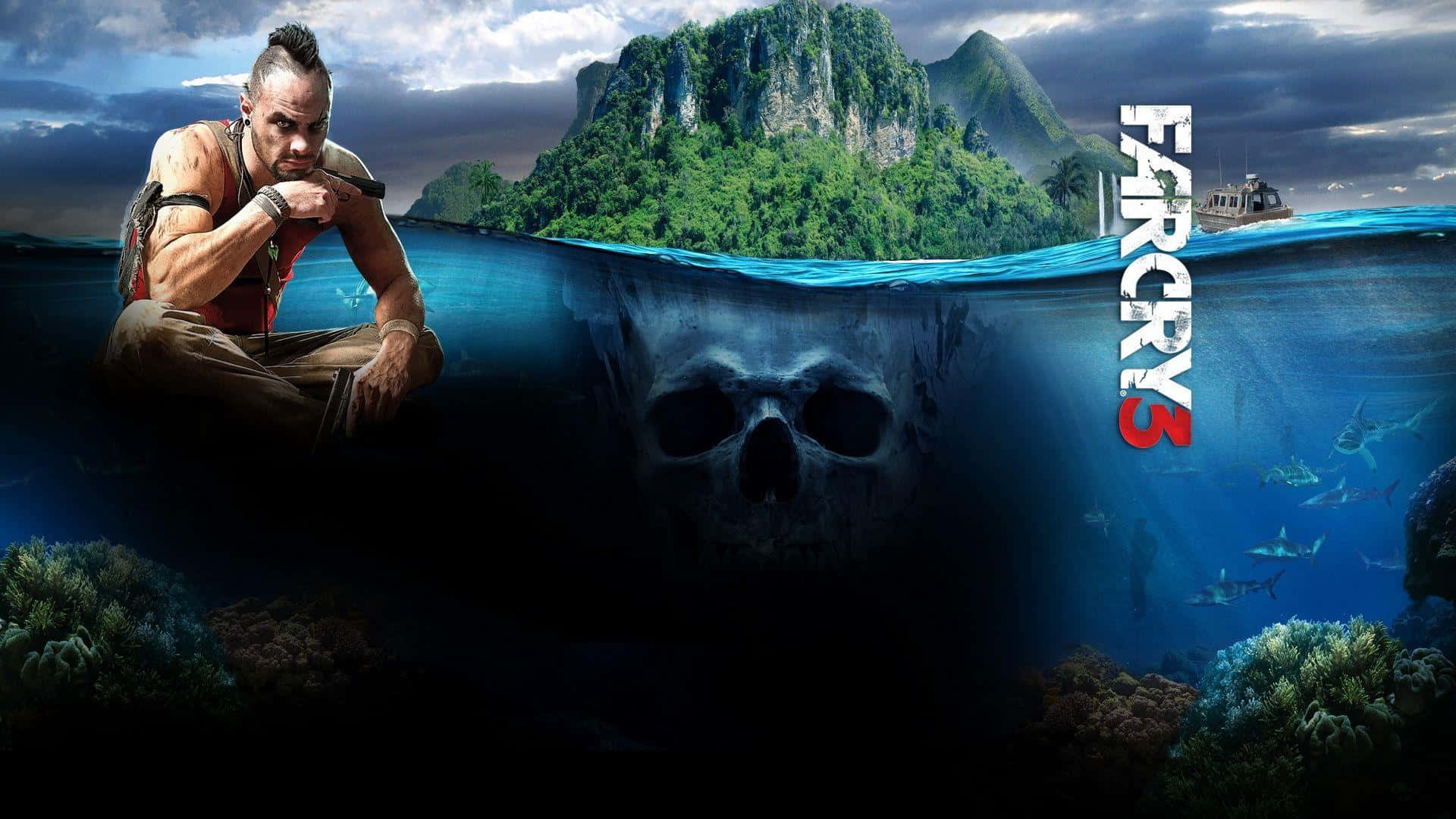 Far Cry 3, Vaas, tropical island, Full HD Desktop Wallpaper