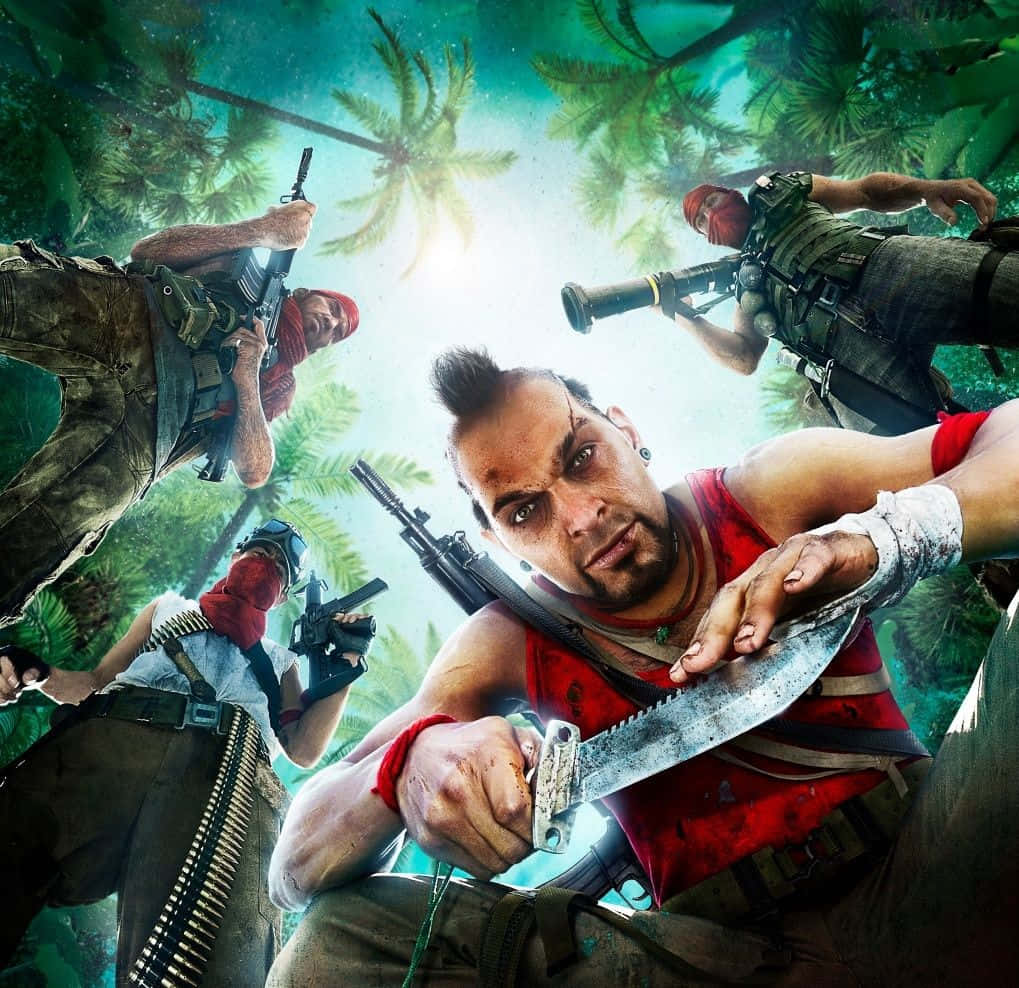 Far Cry 3, Vaas, jungle gear, SD Desktop Wallpaper