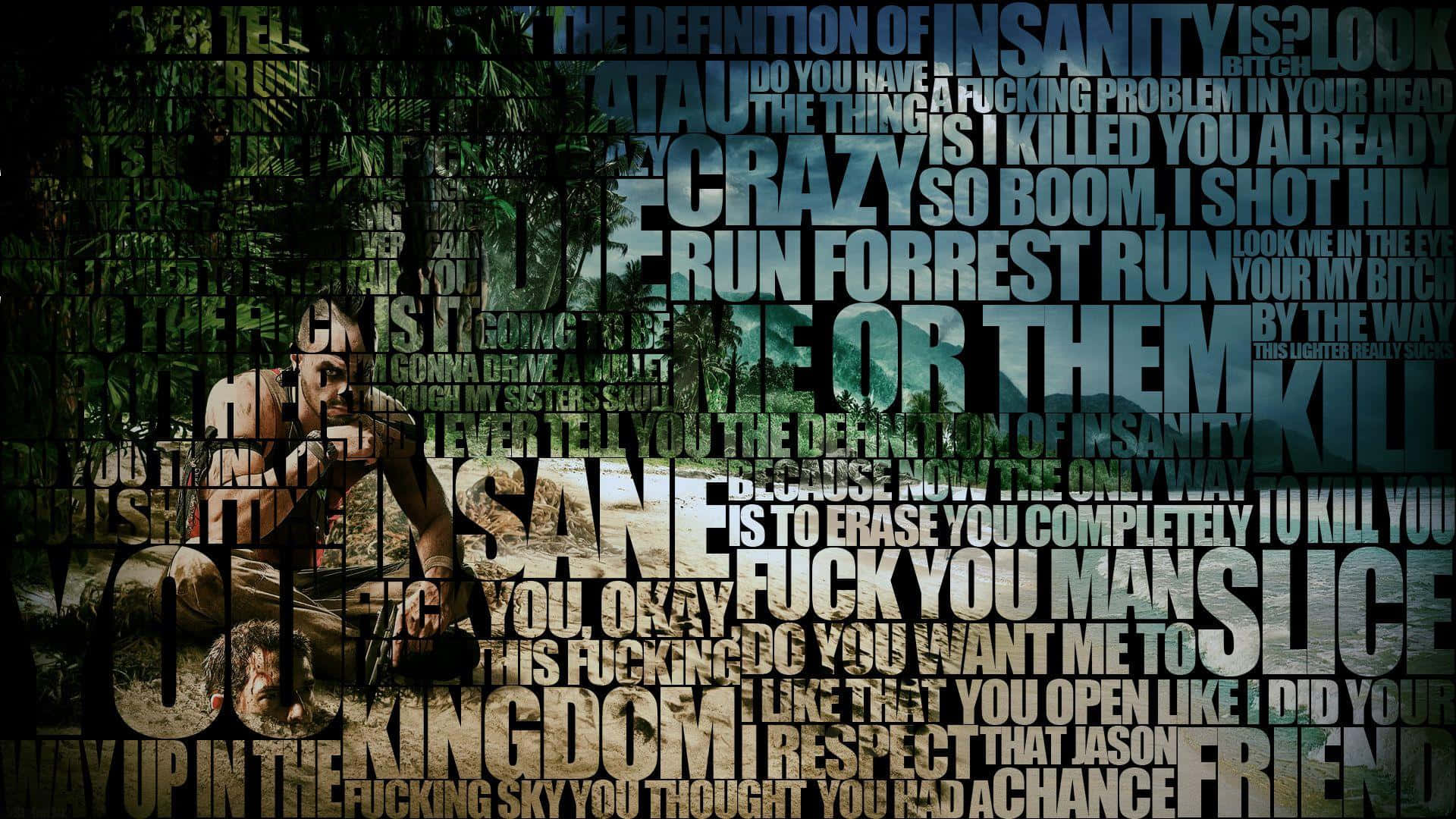 Far Cry 3, Vaas, jungle, Full HD Desktop Wallpaper
