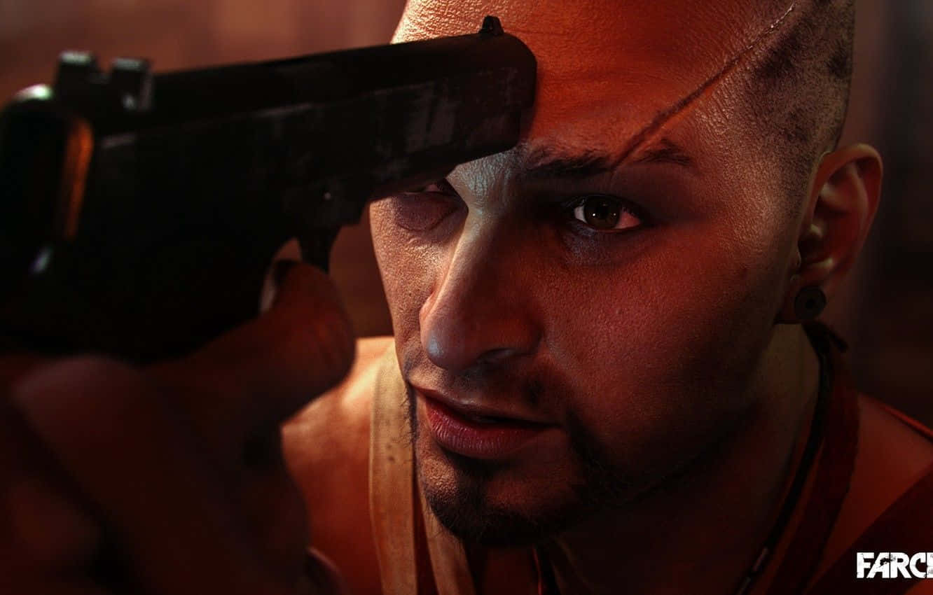 Far Cry 3, Vaas, gun, HD Desktop Wallpaper