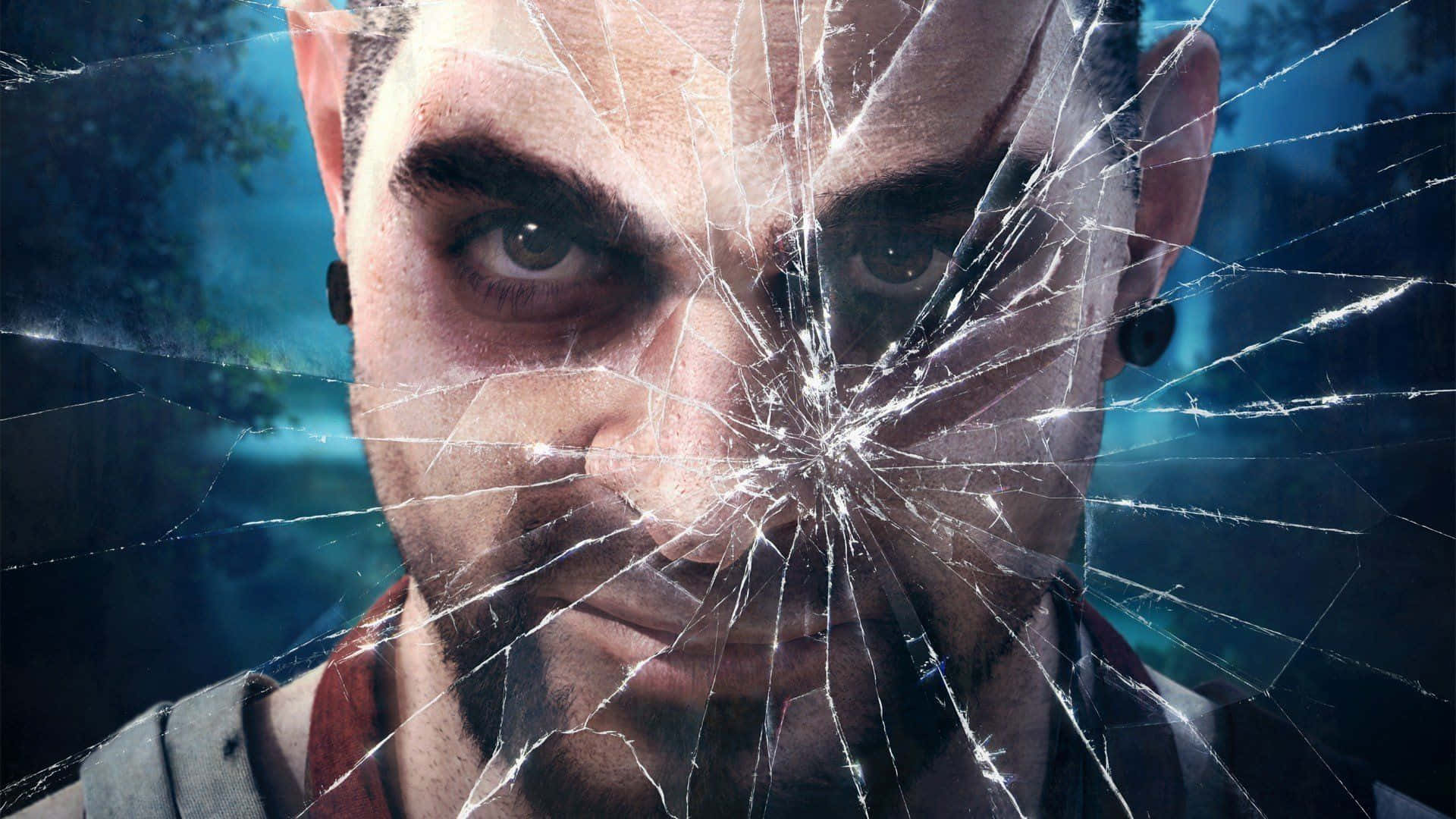 Far Cry 3, Vaas, intense gaze, Full HD Desktop Wallpaper