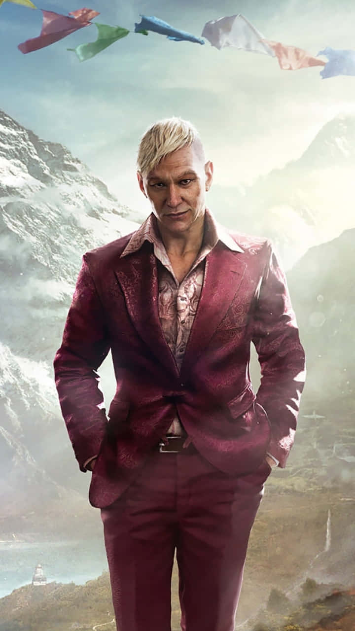 Far Cry 4, maroon suit, misty mountain, HD Phone Wallpaper