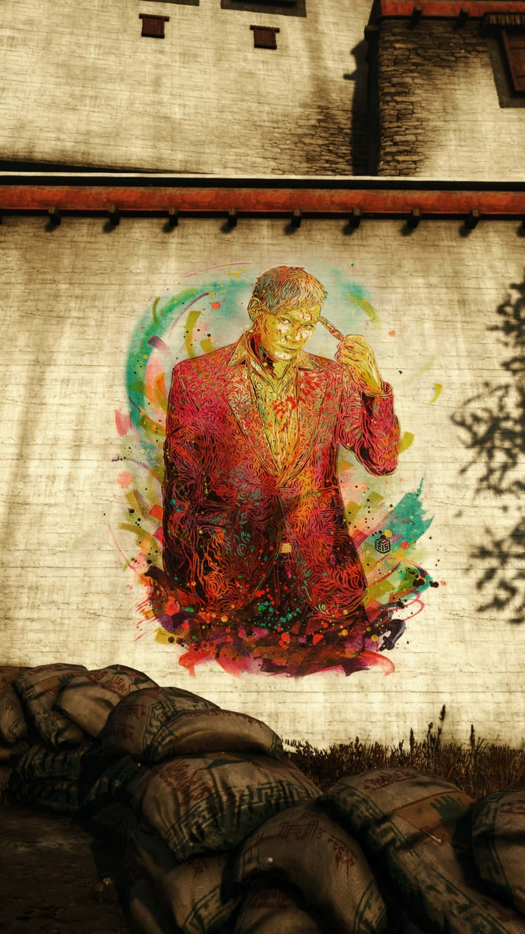 Far Cry 4, red suit, cigarette, Full HD Phone Wallpaper