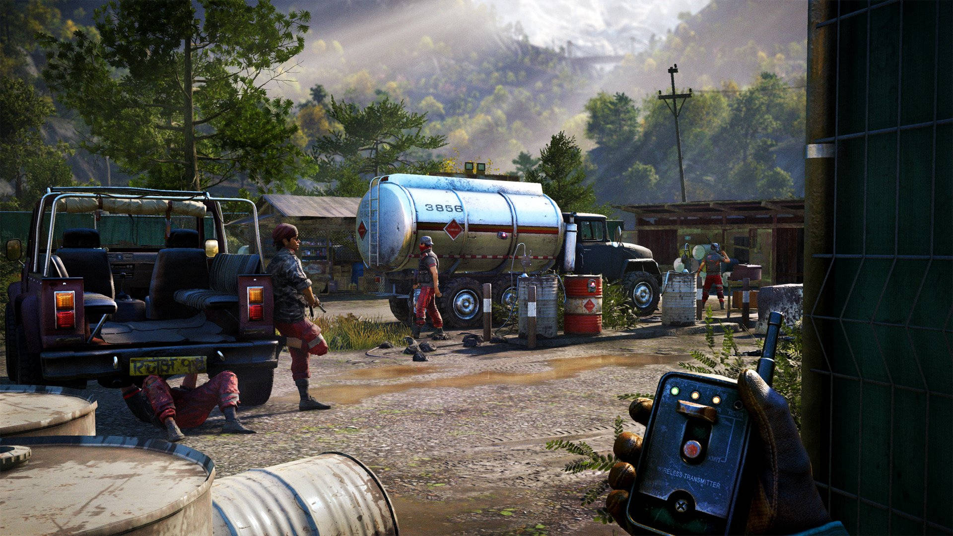 Far Cry 4, supply truck, tanker truck, Full HD Desktop Wallpaper