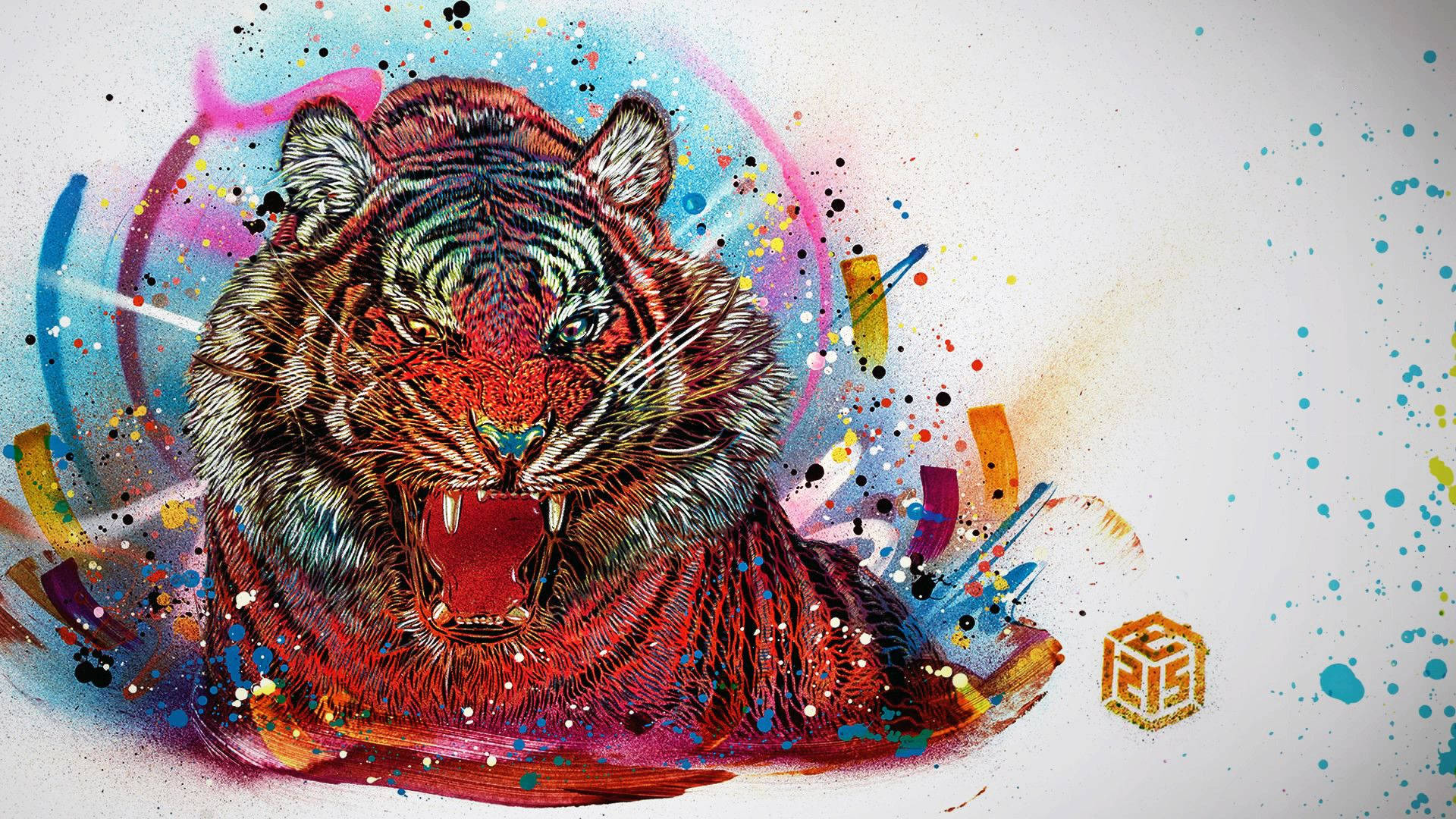 Far Cry 4, tiger, vibrant red and orange fur, Full HD Desktop Wallpaper