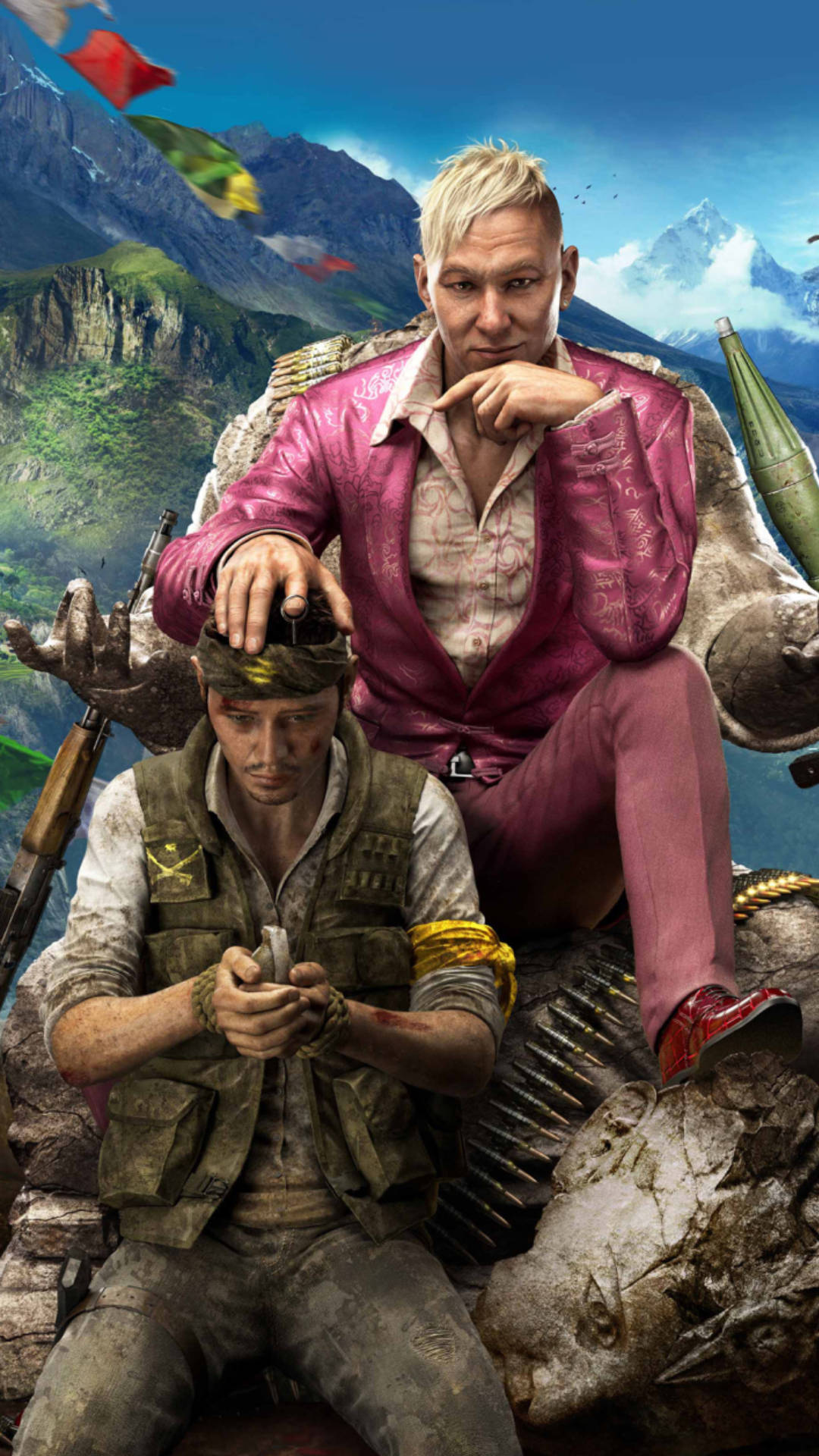 Far Cry 4, pink suit, soldier, Full HD Phone Wallpaper