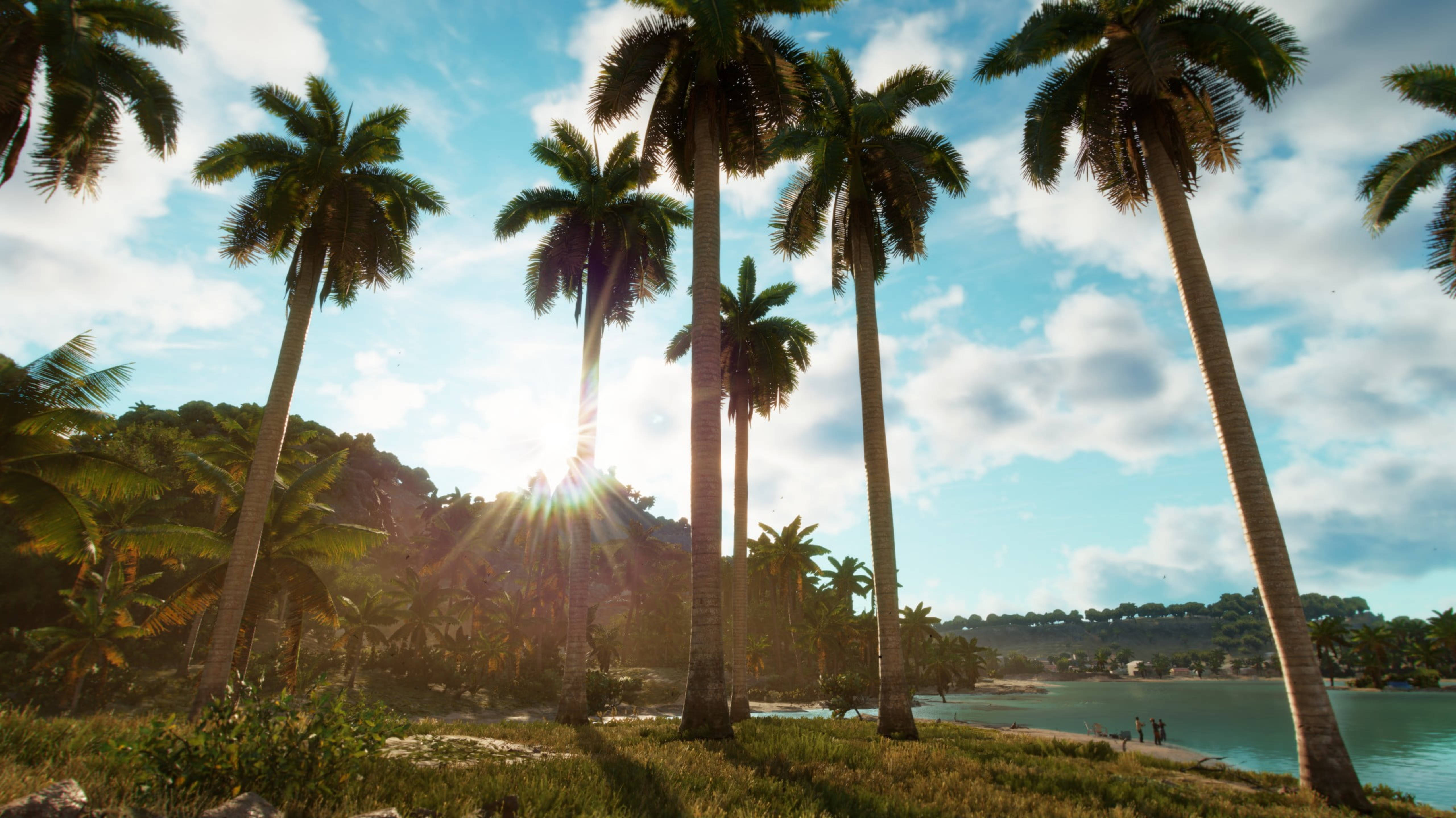 Far Cry 6, tropical island, palm trees, 5K Desktop Wallpaper