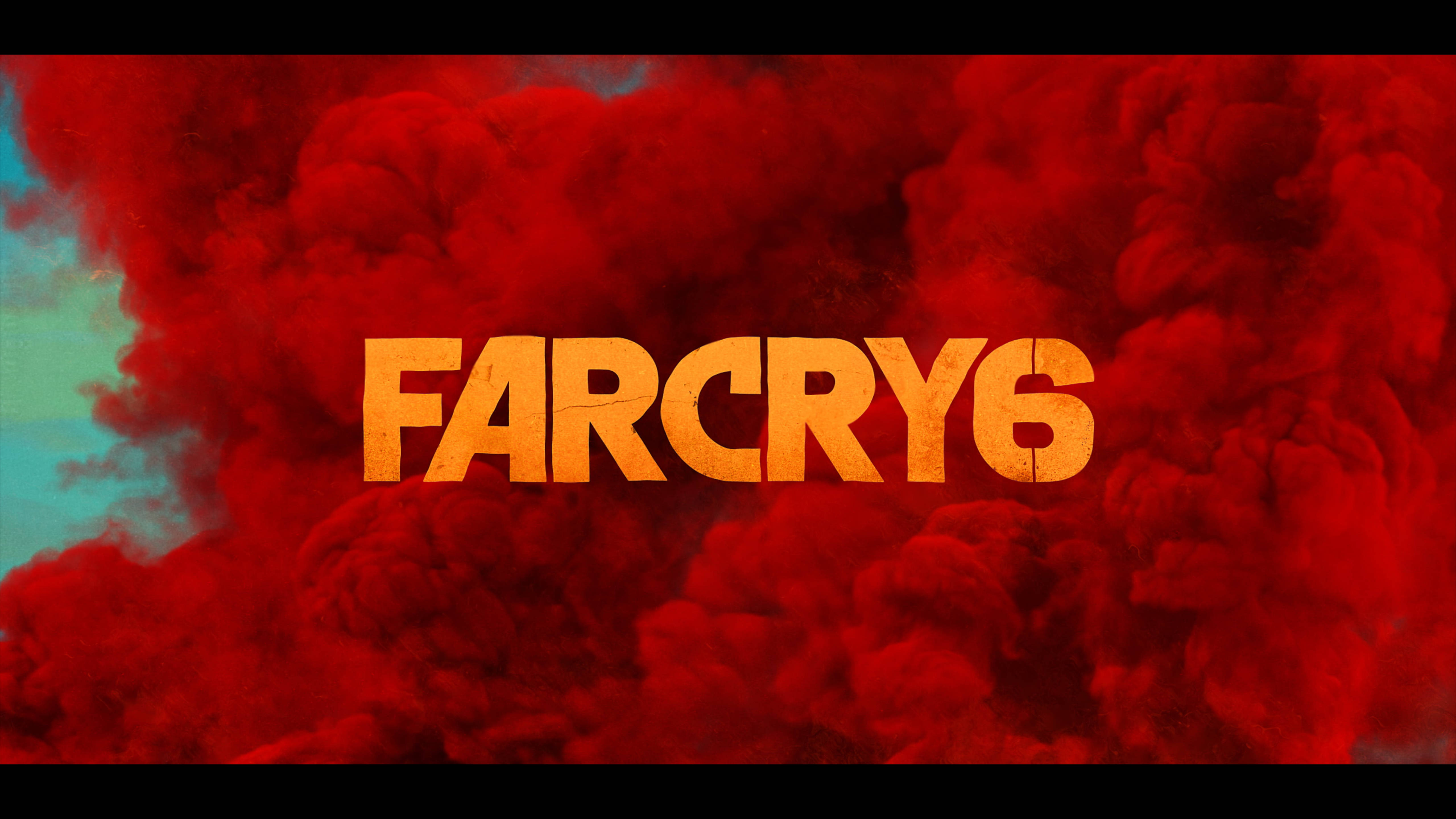 Far Cry 6, orange, red smoke, 5K Desktop Wallpaper
