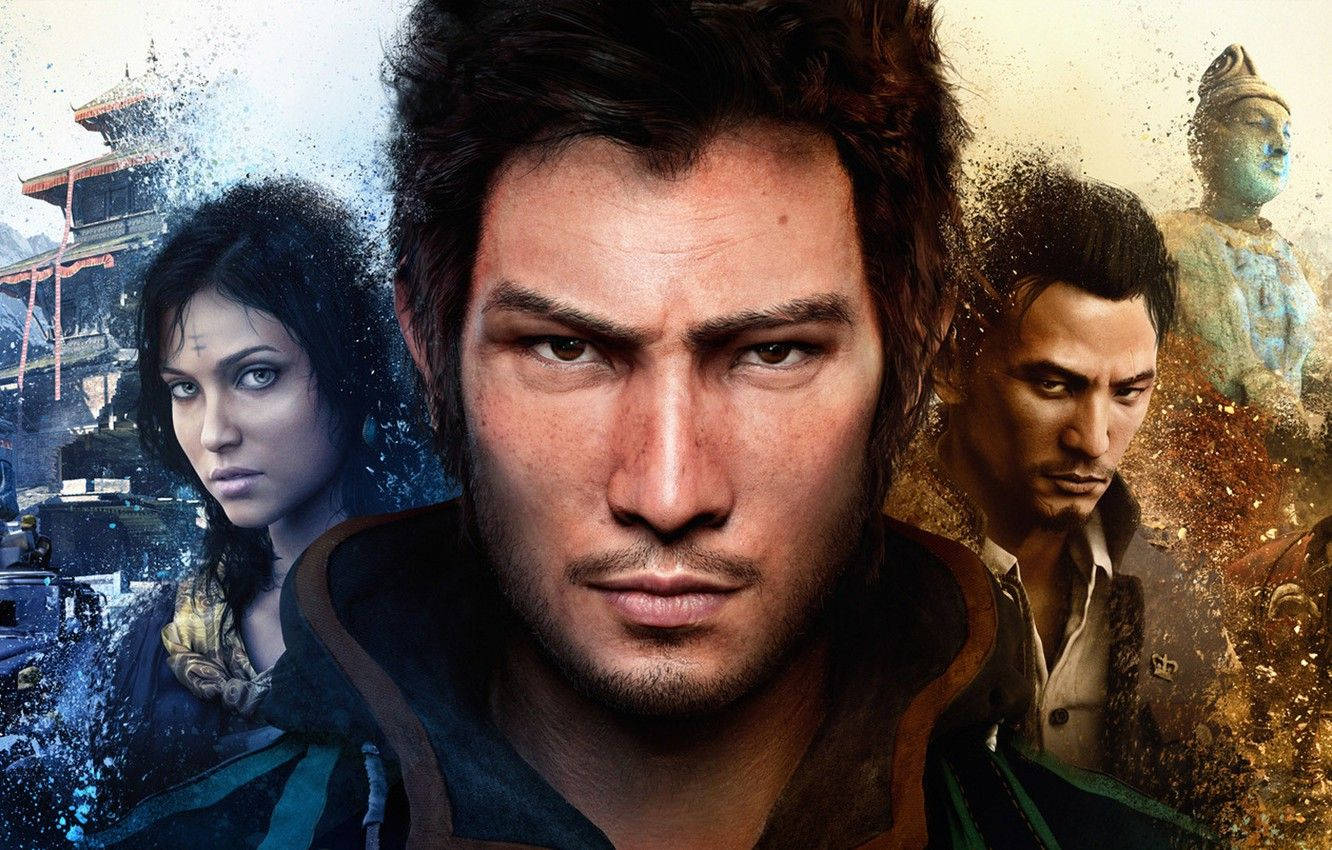Far Cry 4, main characters, ancient temples, HD Desktop Wallpaper