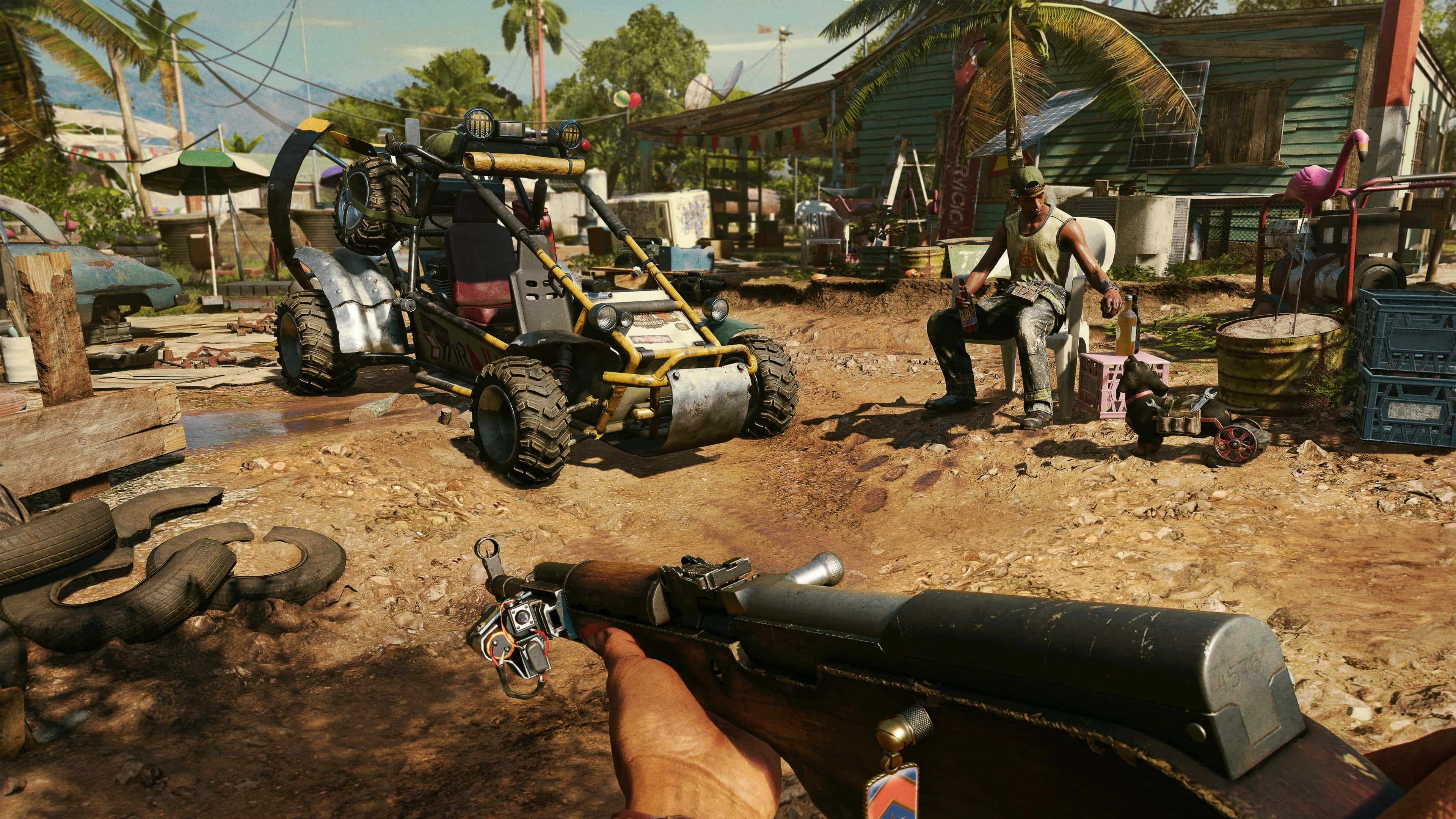 Far Cry, first person view, rifle, 4K Desktop Wallpaper