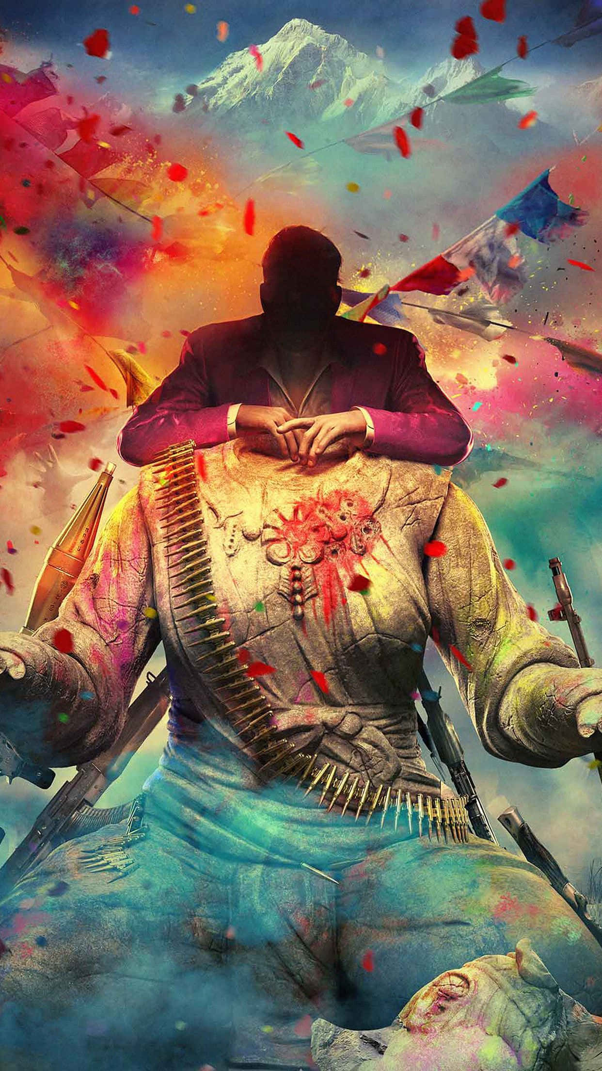 Far Cry 4, masked warrior, suit, Full HD Phone Wallpaper