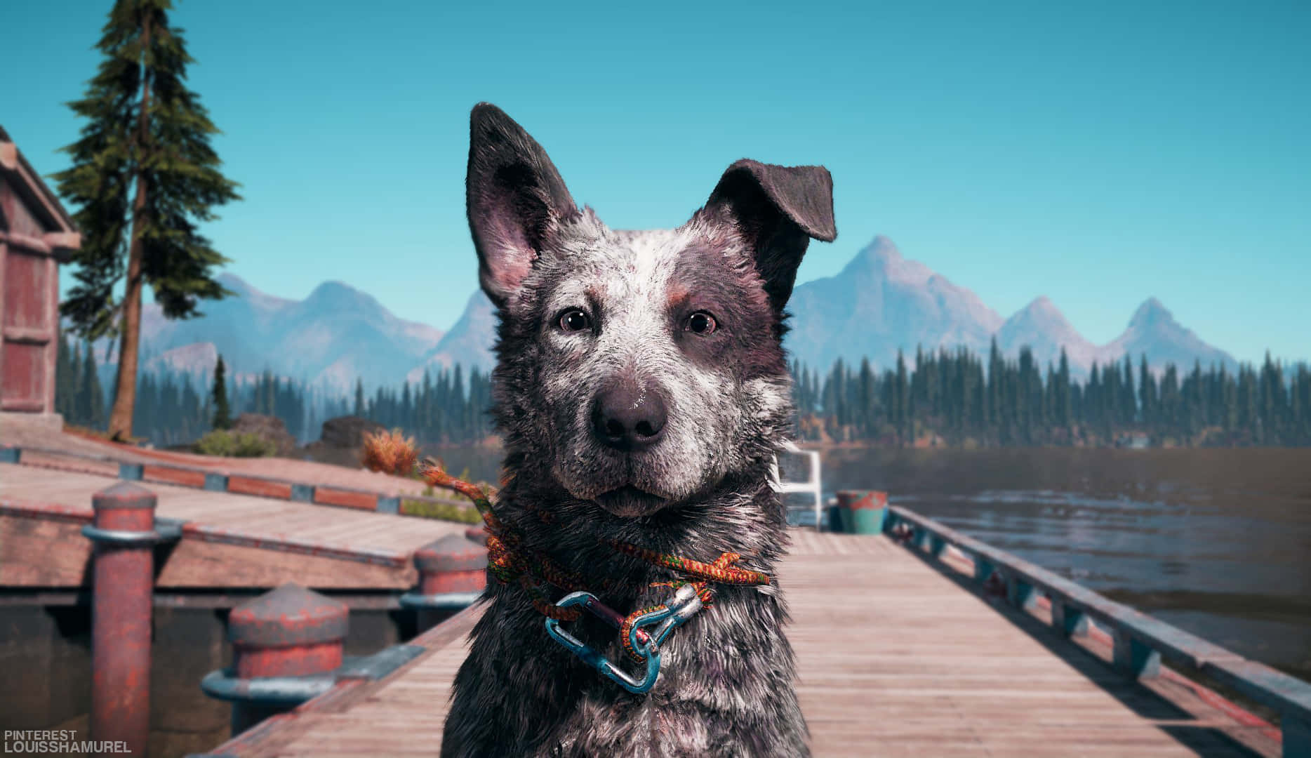Far Cry 5, 4K, wooden dock, HD Desktop Wallpaper
