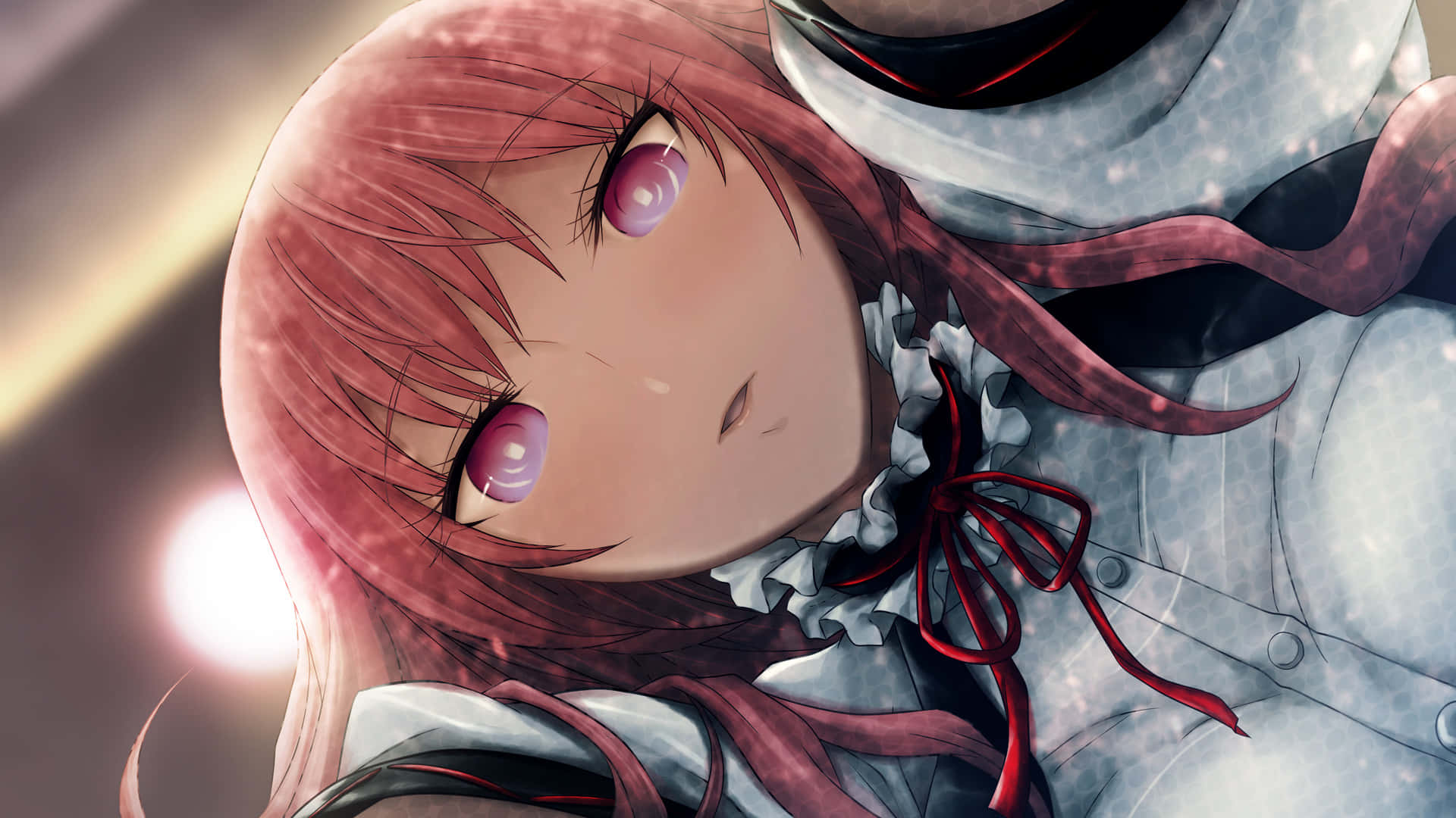 Faris Nyannyan, pink hair, pink eyes, Full HD Desktop Wallpaper