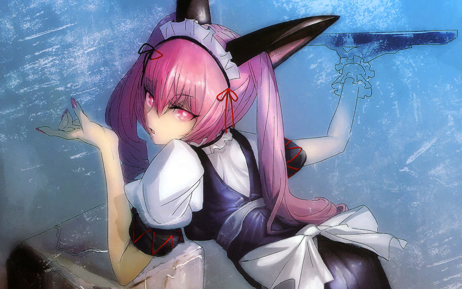 Faris Nyannyan, pink-haired, cat ears, HD Desktop Wallpaper