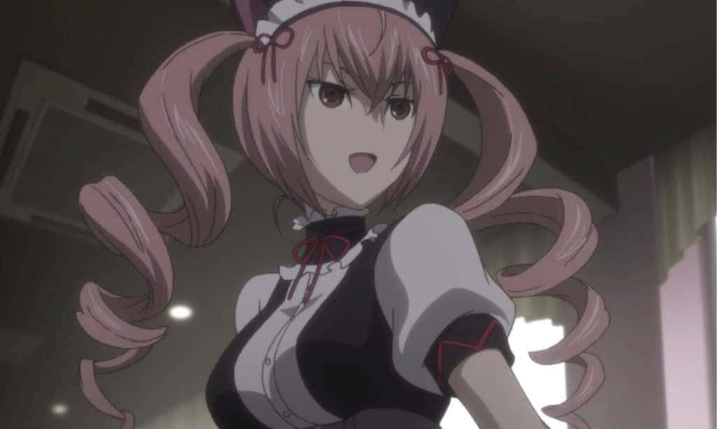 Faris Nyannyan, pink-haired, anime maid, SD Desktop Wallpaper
