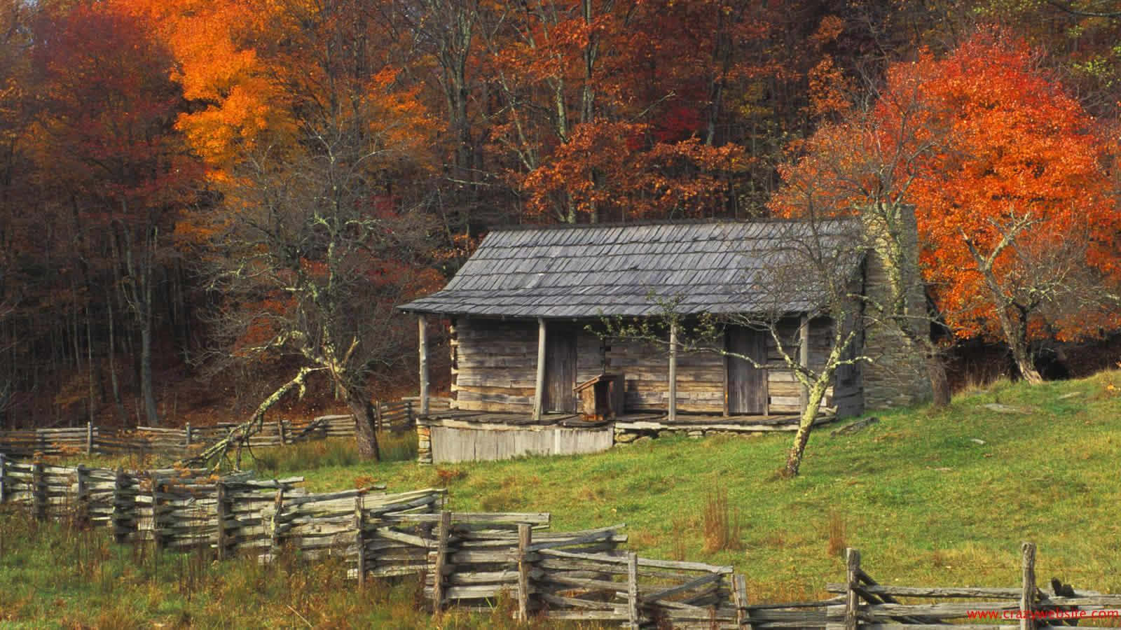 farmhouse, rustic wooden cabin, weathered roof, HD Desktop Wallpaper