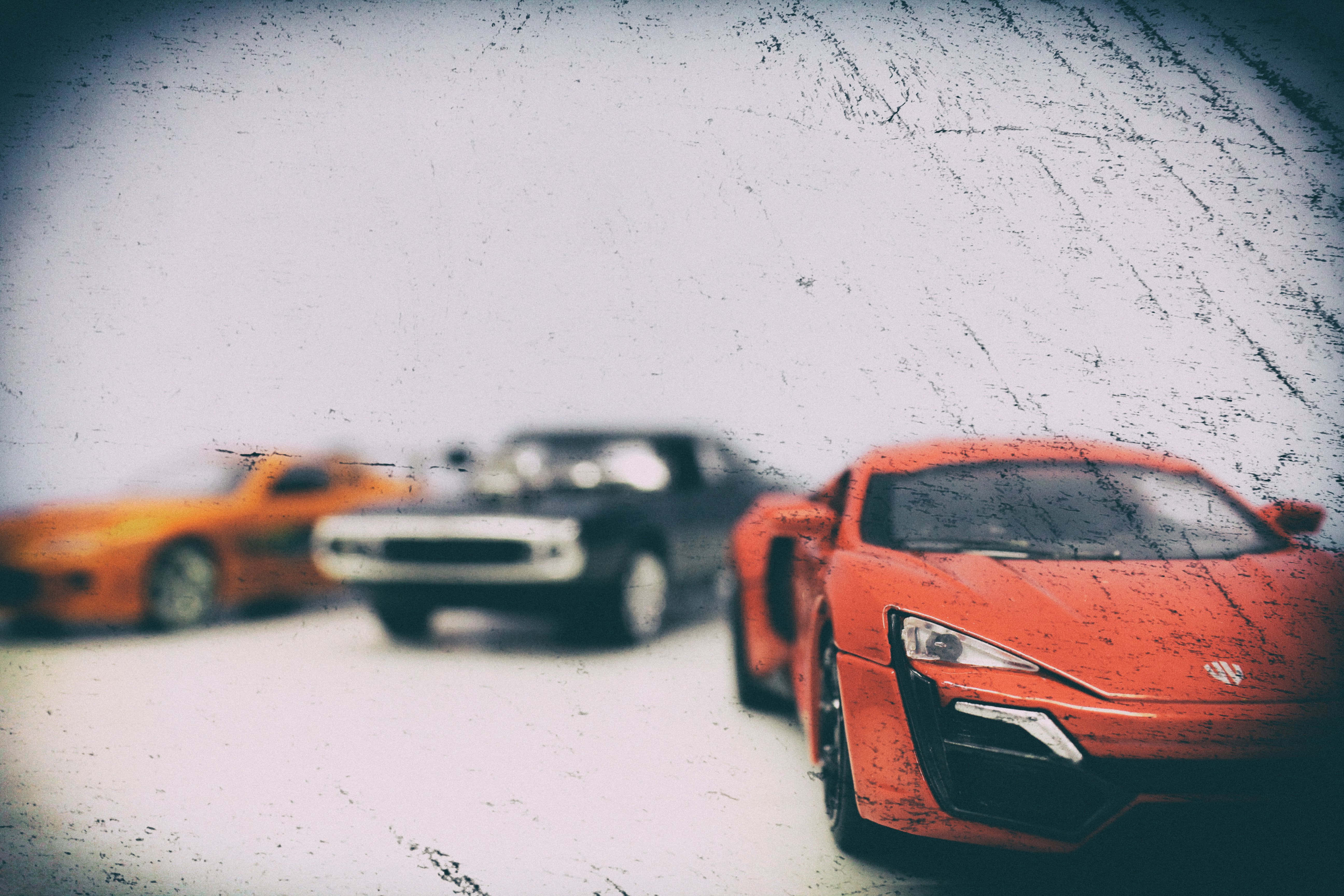 Fast And Furious 1, orange, black, 5K Desktop Wallpaper