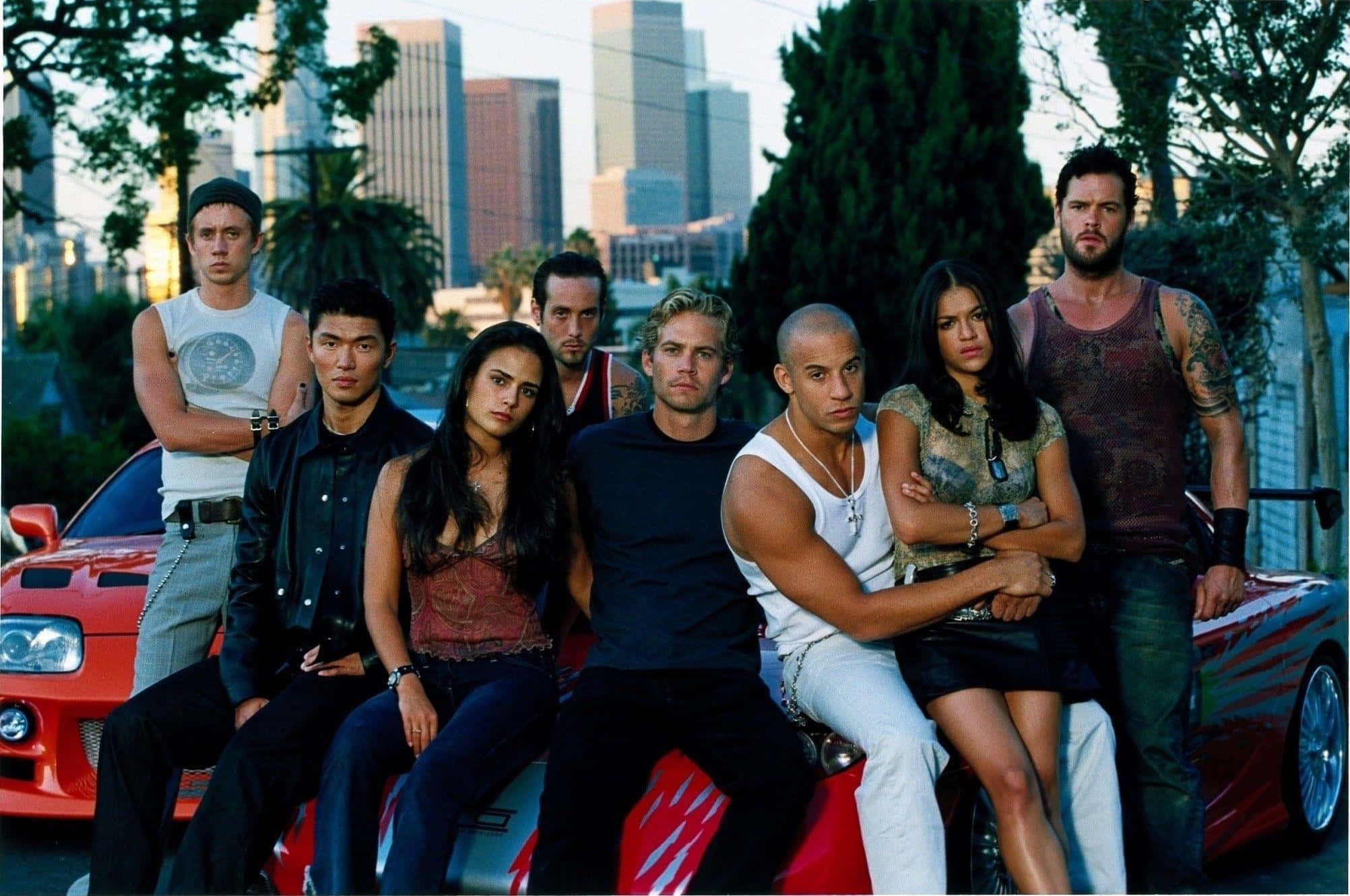 Fast and Furious 1, 2004, red sports car, Full HD Desktop Wallpaper