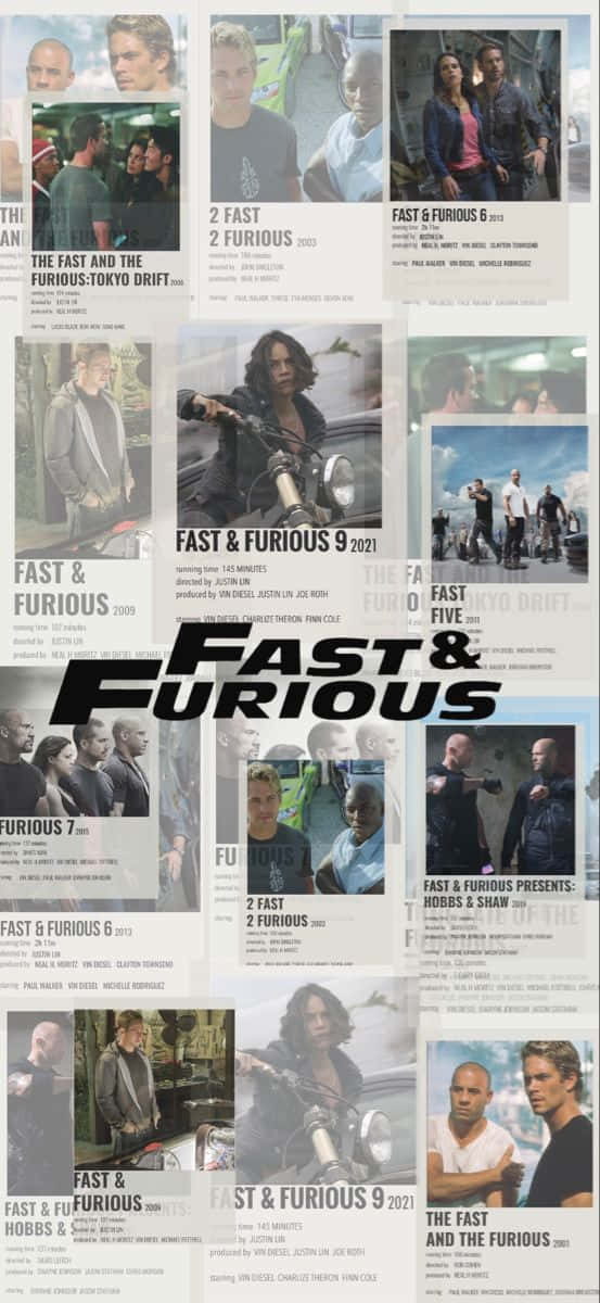 Fast and Furious, movie posters, cars, SD Phone Wallpaper
