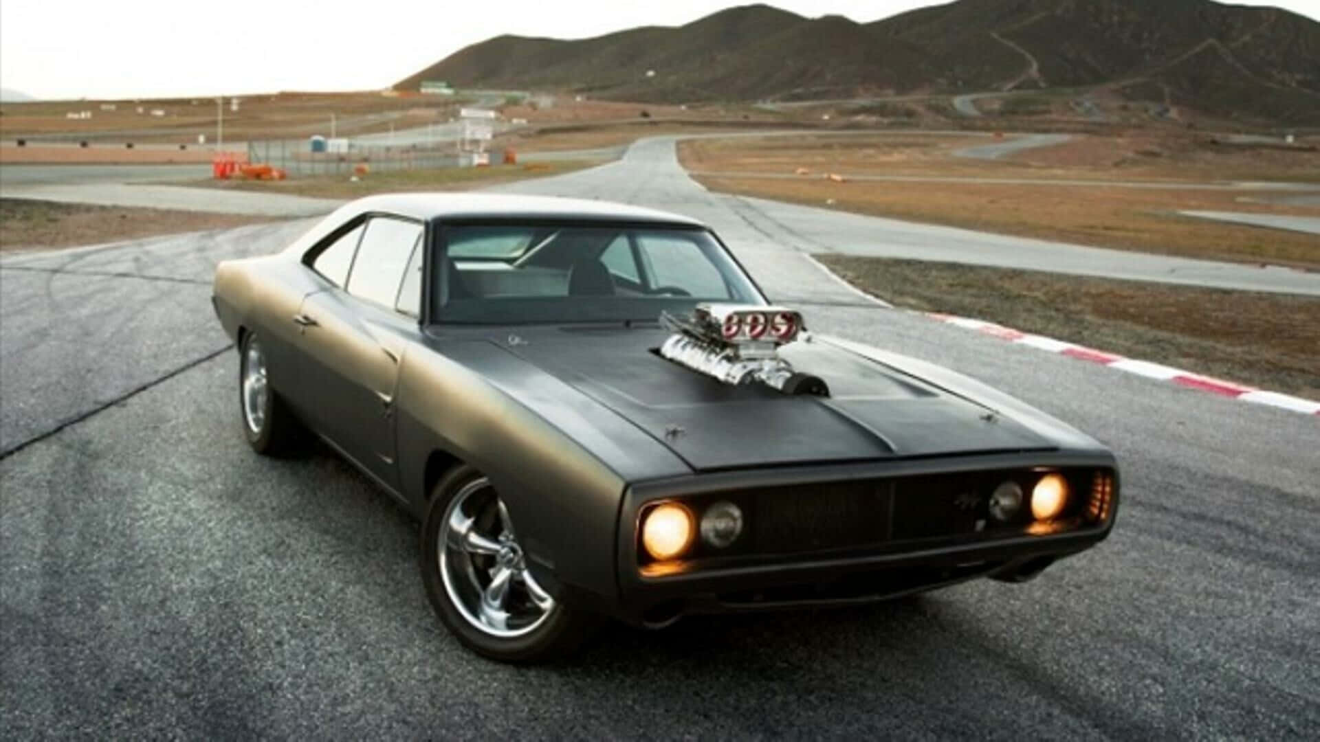 Fast And Furious 1, matte black, classic muscle car, Full HD Desktop Wallpaper