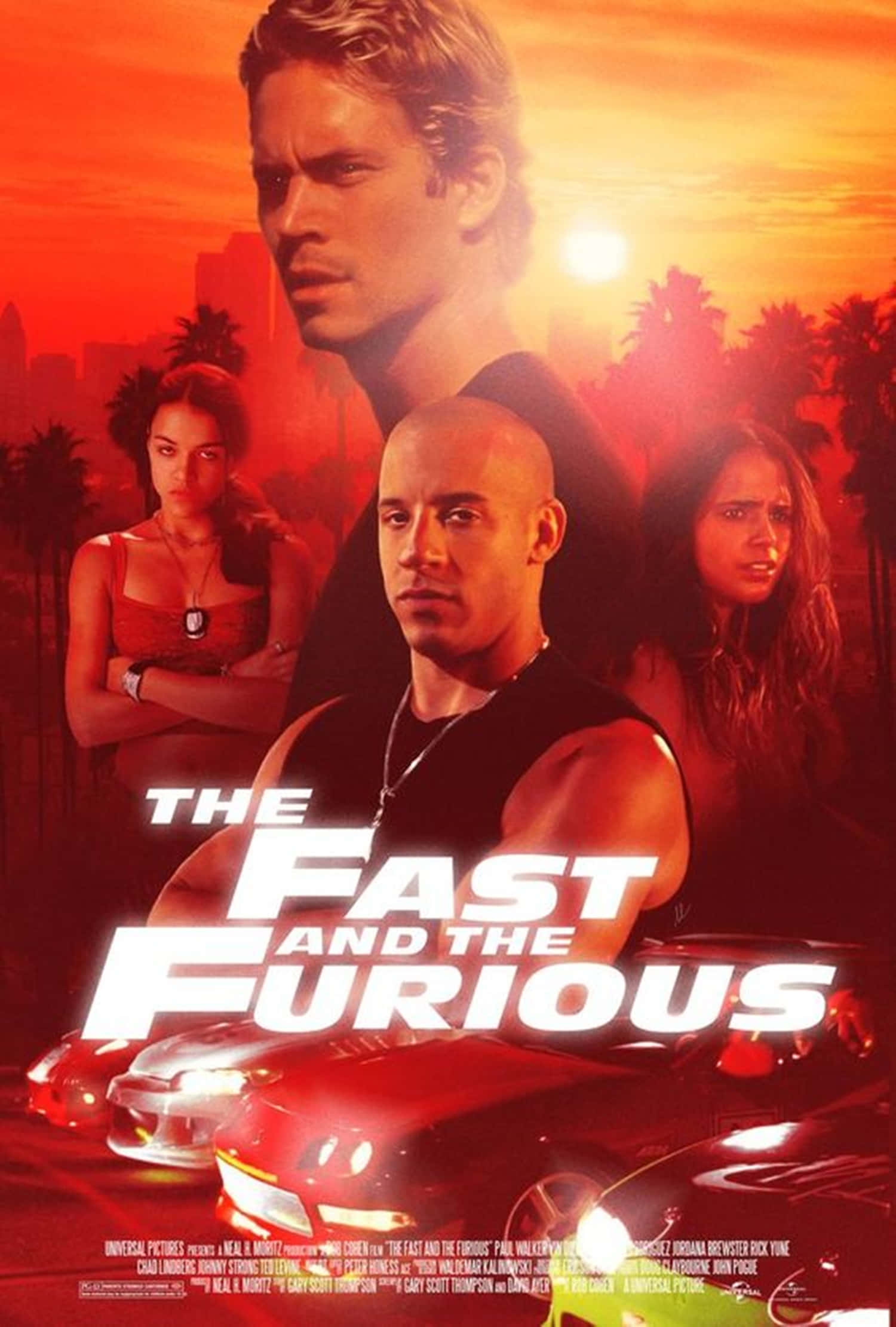 Fast and Furious 1, sunset, cityscape, Full HD Phone Wallpaper