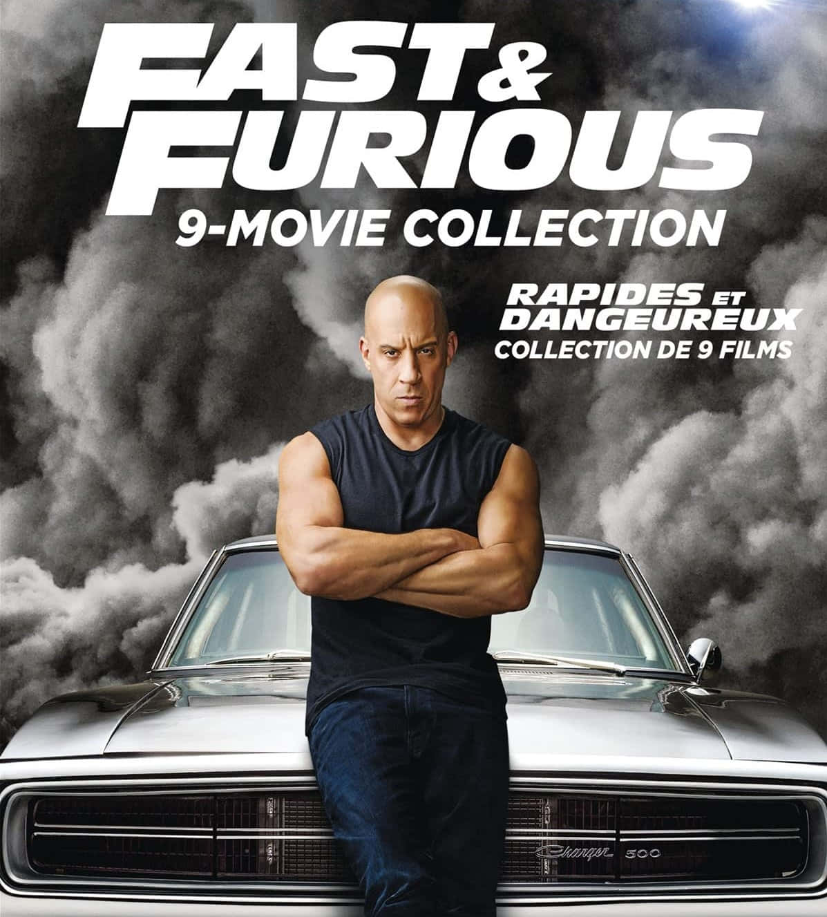 Fast And Furious 9, silver classic muscle car, cloudy sky, HD Phone Wallpaper