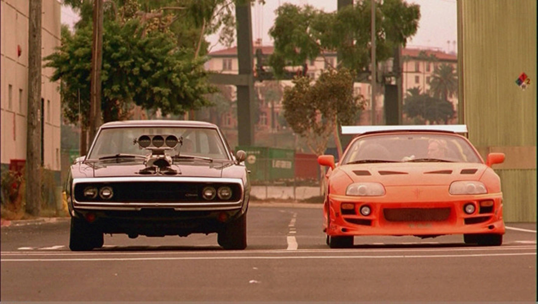 Fast And Furious, muscle cars, urban street, HD Desktop Wallpaper