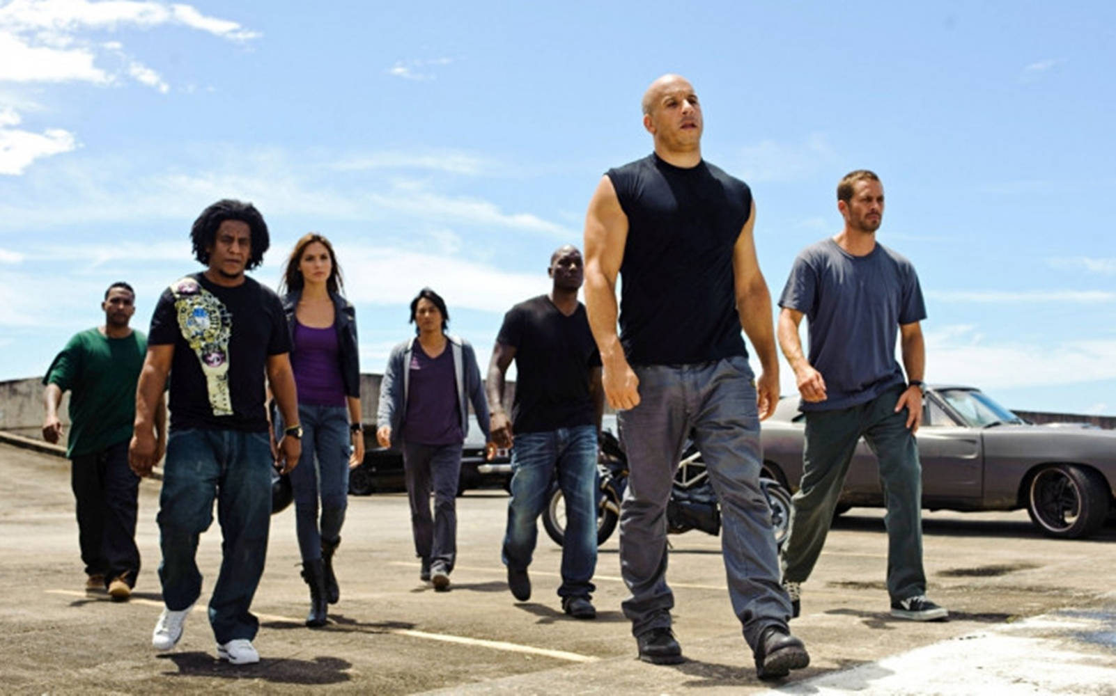 Furious 7, Fast And Furious, vintage cars, HD Desktop Wallpaper