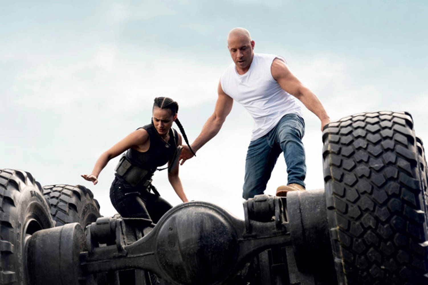 Fast 9, Fast And Furious, truck tires, HD Desktop Wallpaper