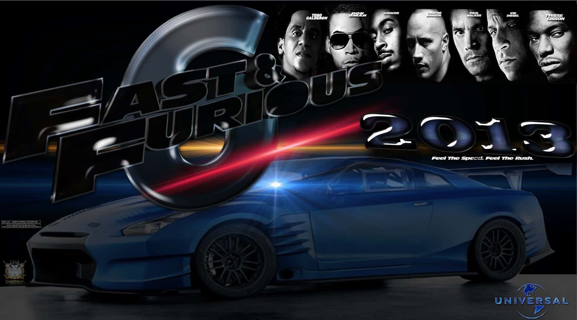 Fast And Furious, Furious 7, blue sports car, Full HD Desktop Wallpaper