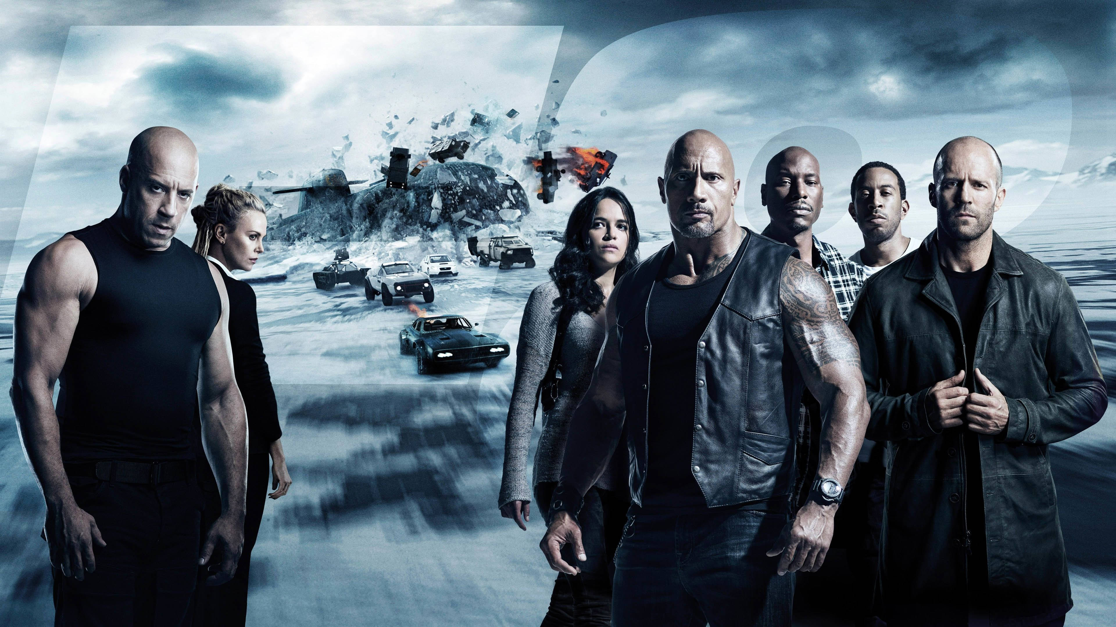 Furious 8, Fast And Furious, stormy, 4K Desktop Wallpaper