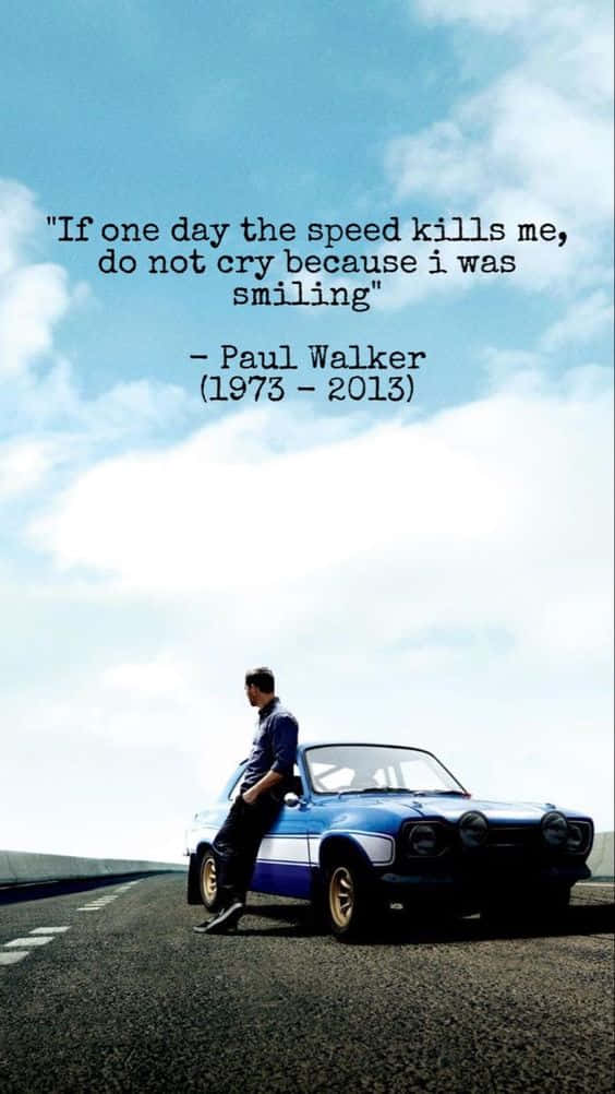 Fast And Furious, blue classic car, open highway, SD Phone Wallpaper