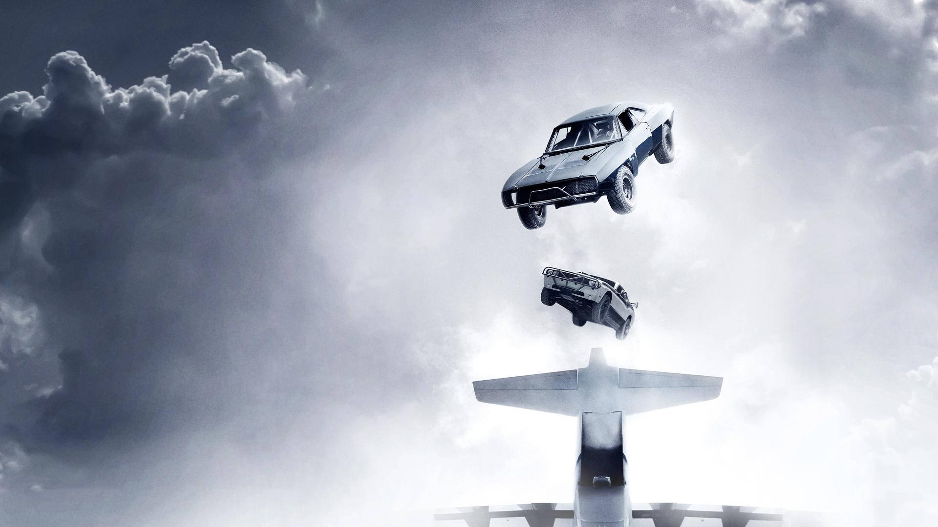 Fast And Furious, vintage muscle cars, stormy clouds, Full HD Desktop Wallpaper