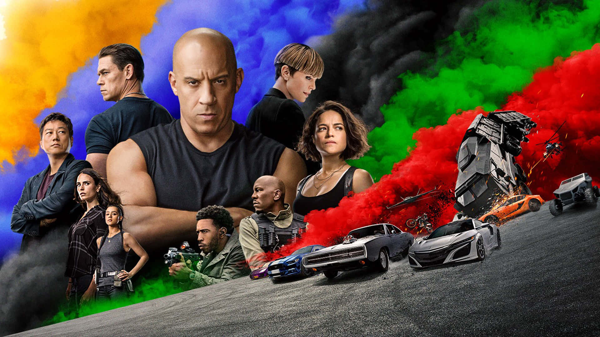 Fast and Furious, Fast Furious 9, movie poster, Full HD Desktop Wallpaper