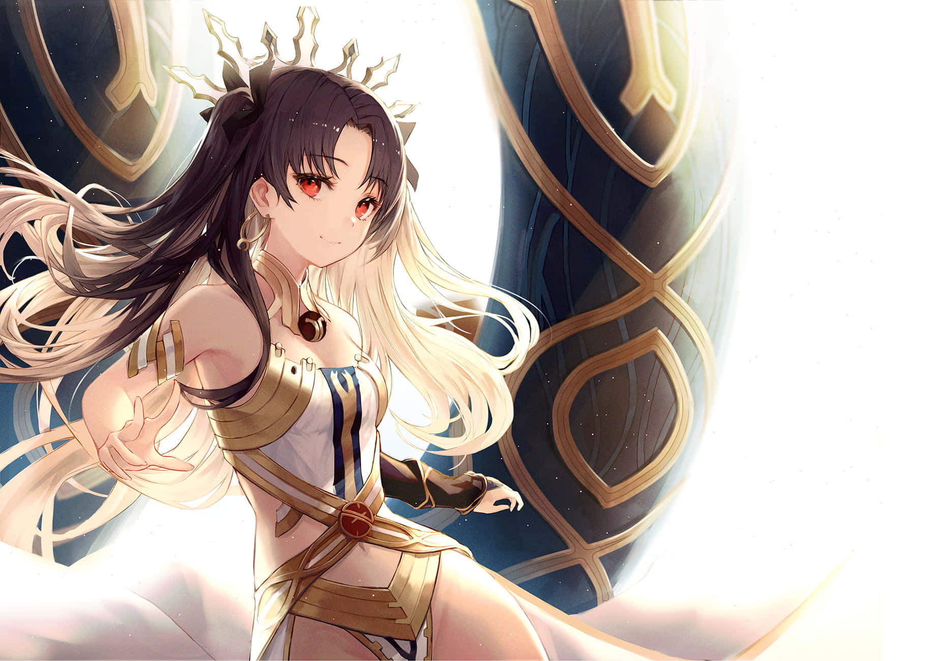 Fate Grand Order, Ishtar, dual-toned hair, HD Desktop Wallpaper