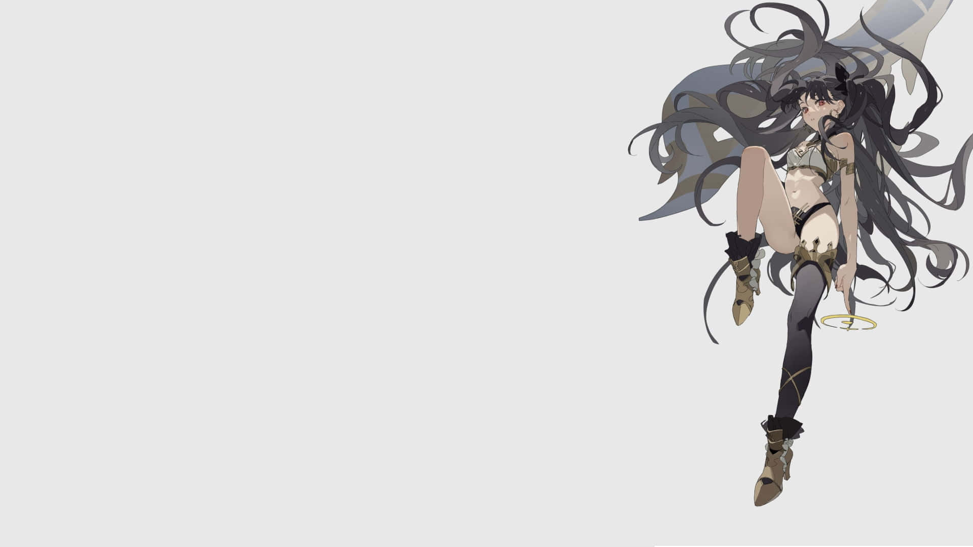 Fate Grand Order Ishtar, anime girl, long dark hair, Full HD Desktop Wallpaper