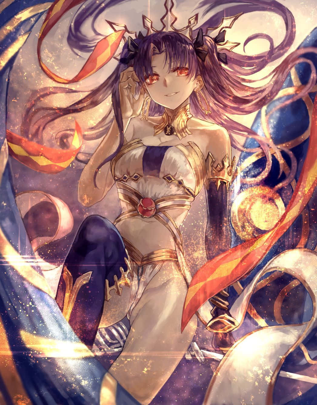 Ishtar, Fate Grand Order, purple hair, HD Phone Wallpaper