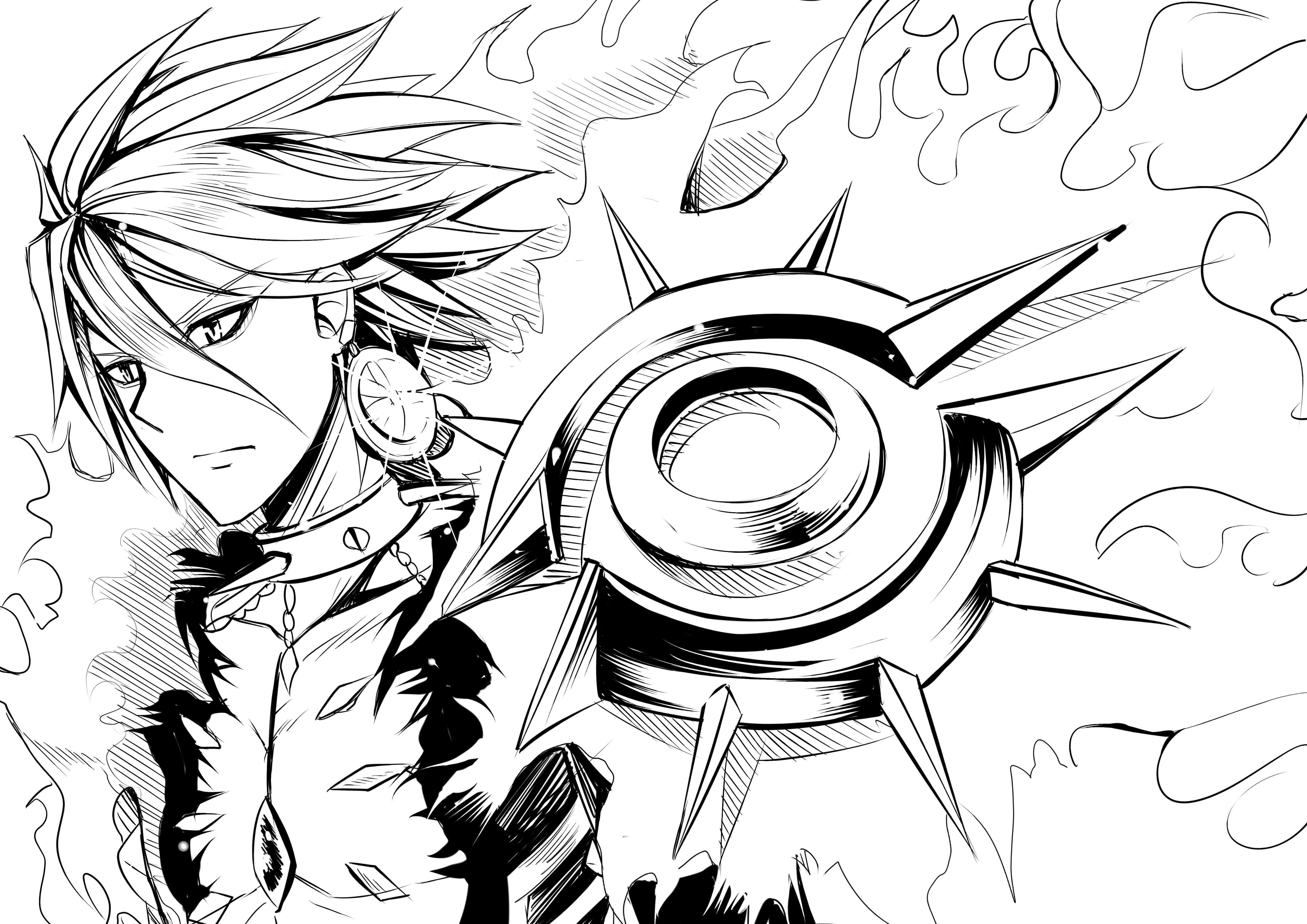 Karna, Fate Grand Order, spiky hair, 4K Desktop Wallpaper
