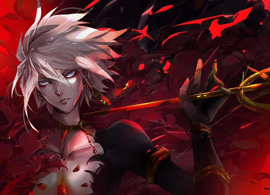 Karna, Fate Grand Order, silver-haired, SD Desktop Wallpaper