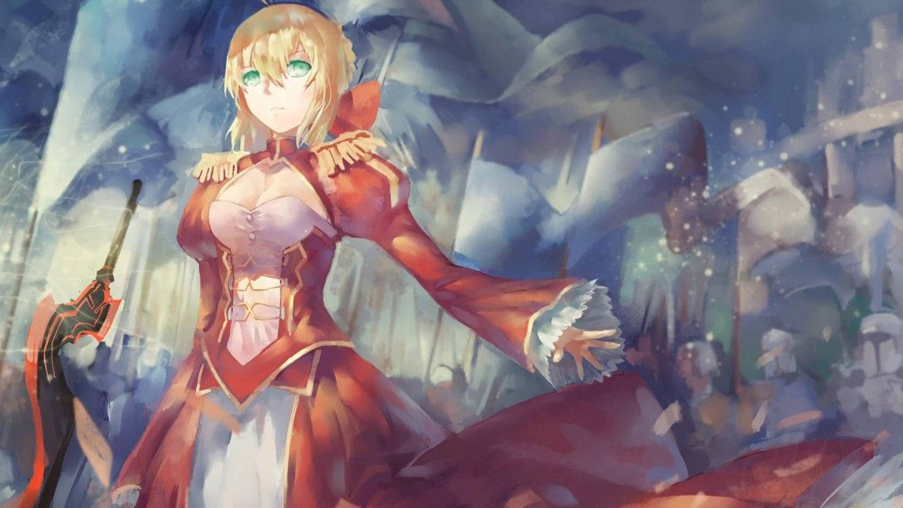 Fate Zero, theme song poster, blonde anime girl, HD Desktop Wallpaper